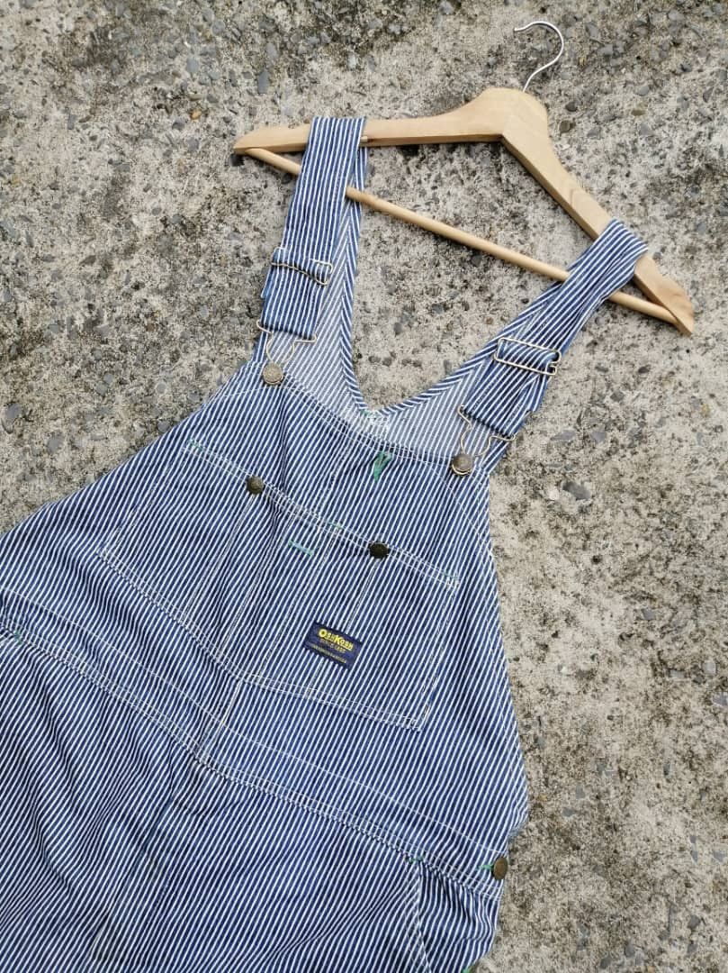 Oshkosh OshKosh Hickory Denim Overalls Jumpsuits Size US 42 / EU 58 - 6 Thumbnail