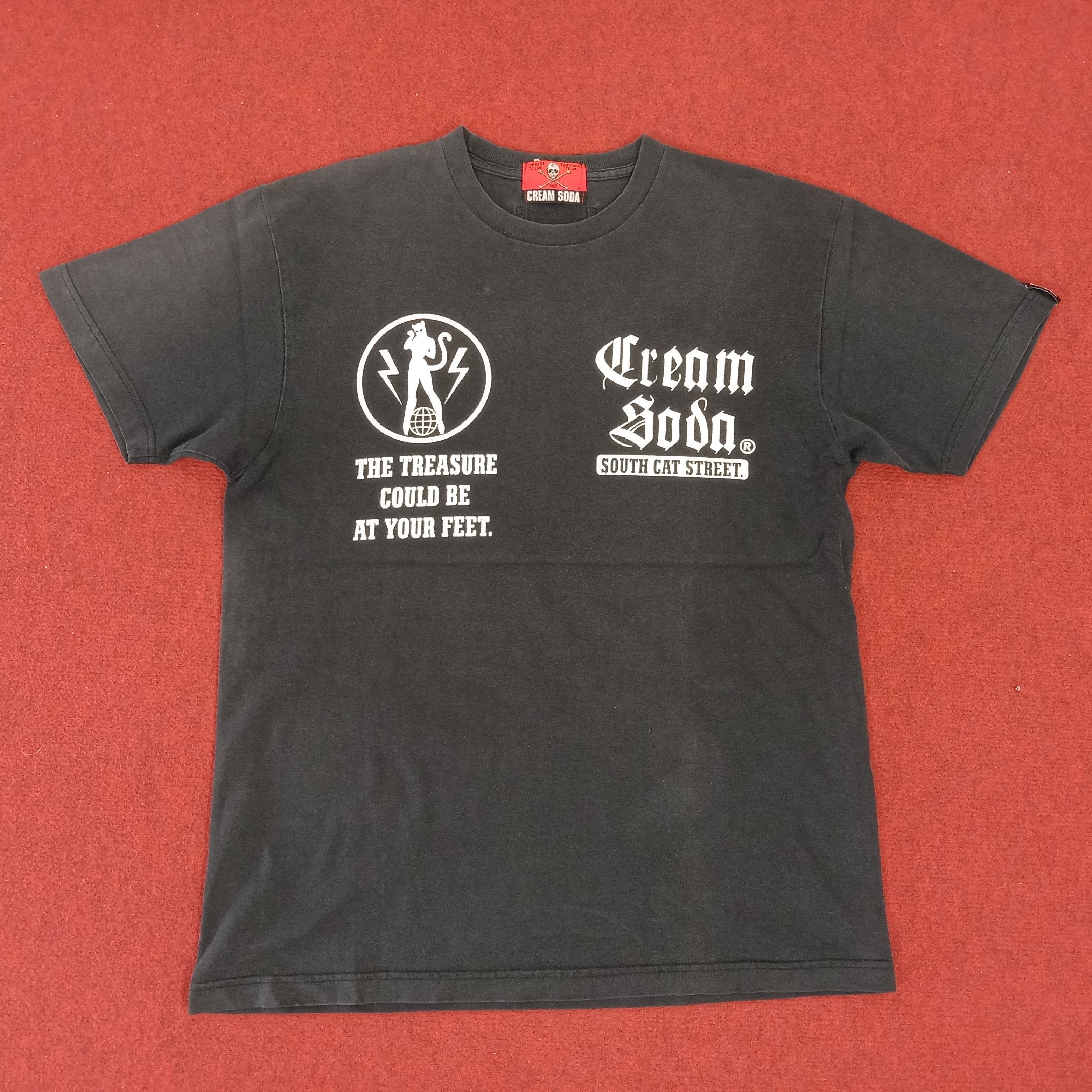 Japanese Brand × Vintage Cream Soda Dragon Design Rock And Roll Tshirt Size US M / EU 48-50 / 2 - 3 Thumbnail