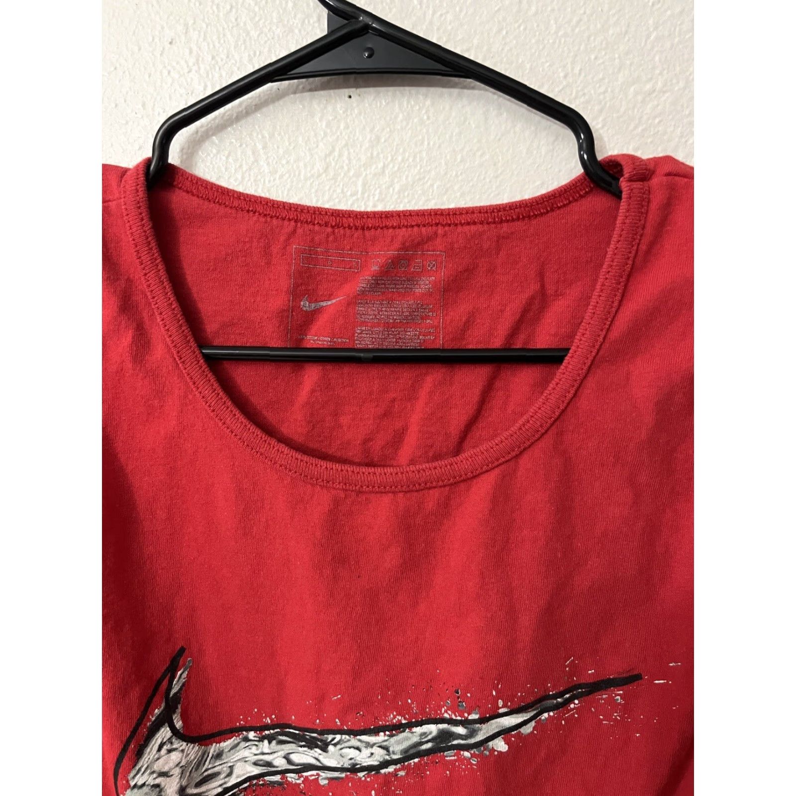 Nike VINTAGE Nike Graphic Logo Ringer Tank Top Large Red Mens Size US L / EU 52-54 / 3 - 2 Thumbnail