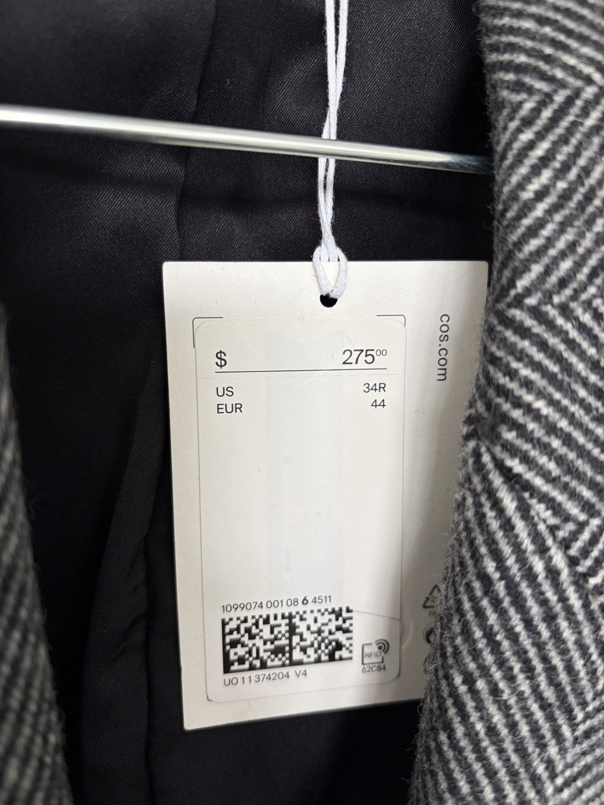 Cos COS Herringbone double breasted suit Size 34R - 7 Thumbnail