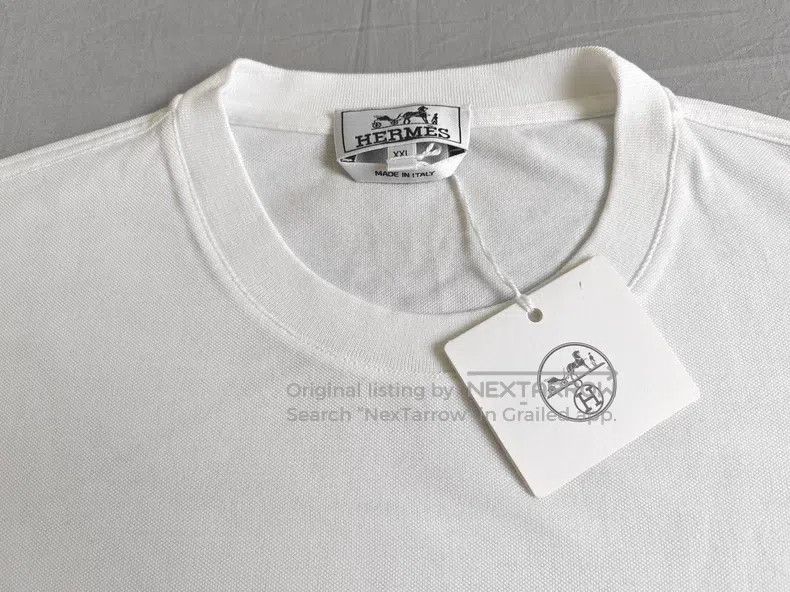 Other Hermes Short-sleeve T-shirt, H letter embroidery pocket Size US XXL / EU 58 / 5 - 3 Thumbnail