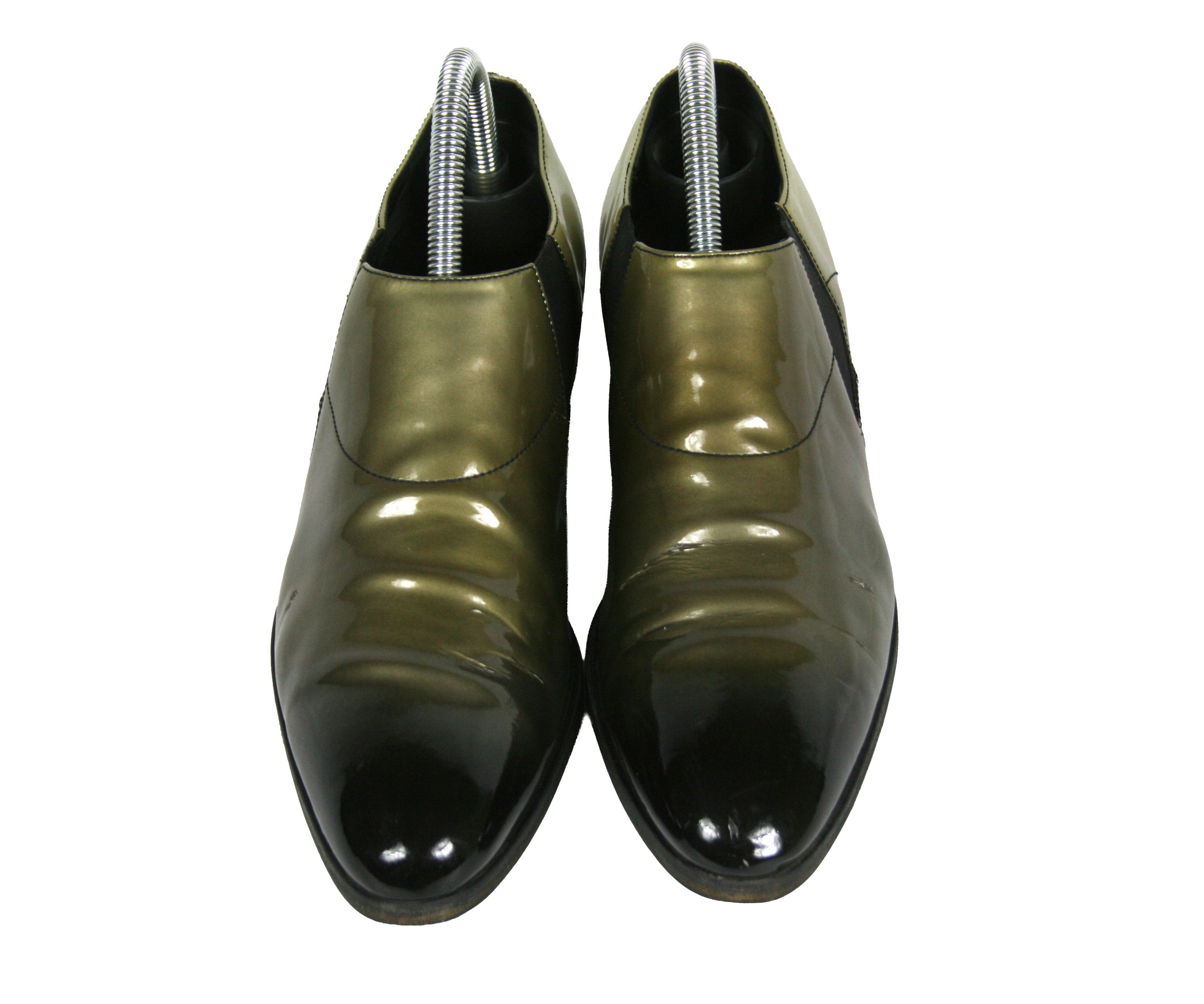 Prada 00S Gradient Patent Leather Dress Shoes Vintage Size US 8.5 / IT 38.5 - 12 Thumbnail