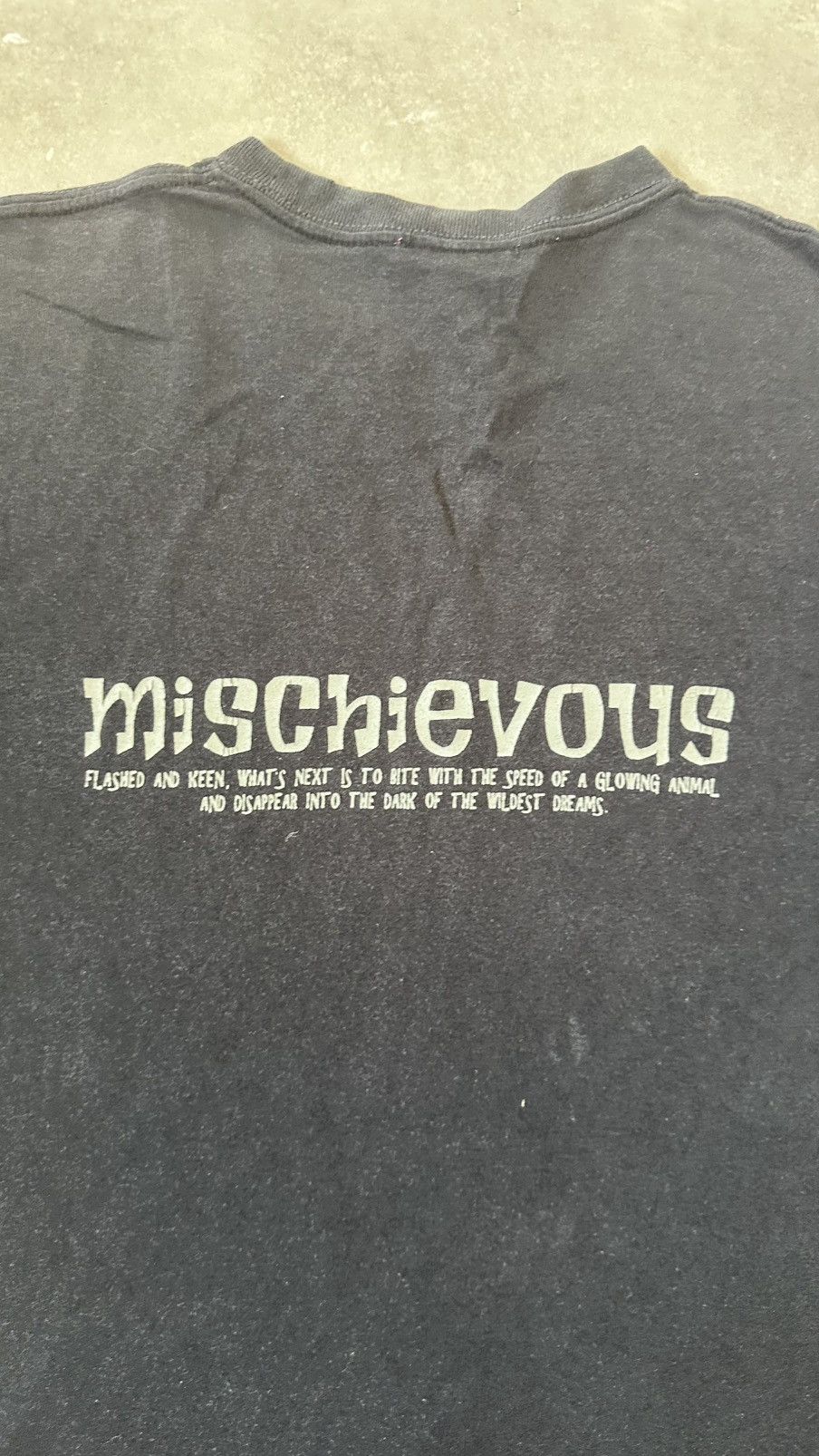 Japanese Brand VINTAGE MISCHIEVOUS SKUNK WELL FADED TEE Size US M / EU 48-50 / 2 - 7 Thumbnail