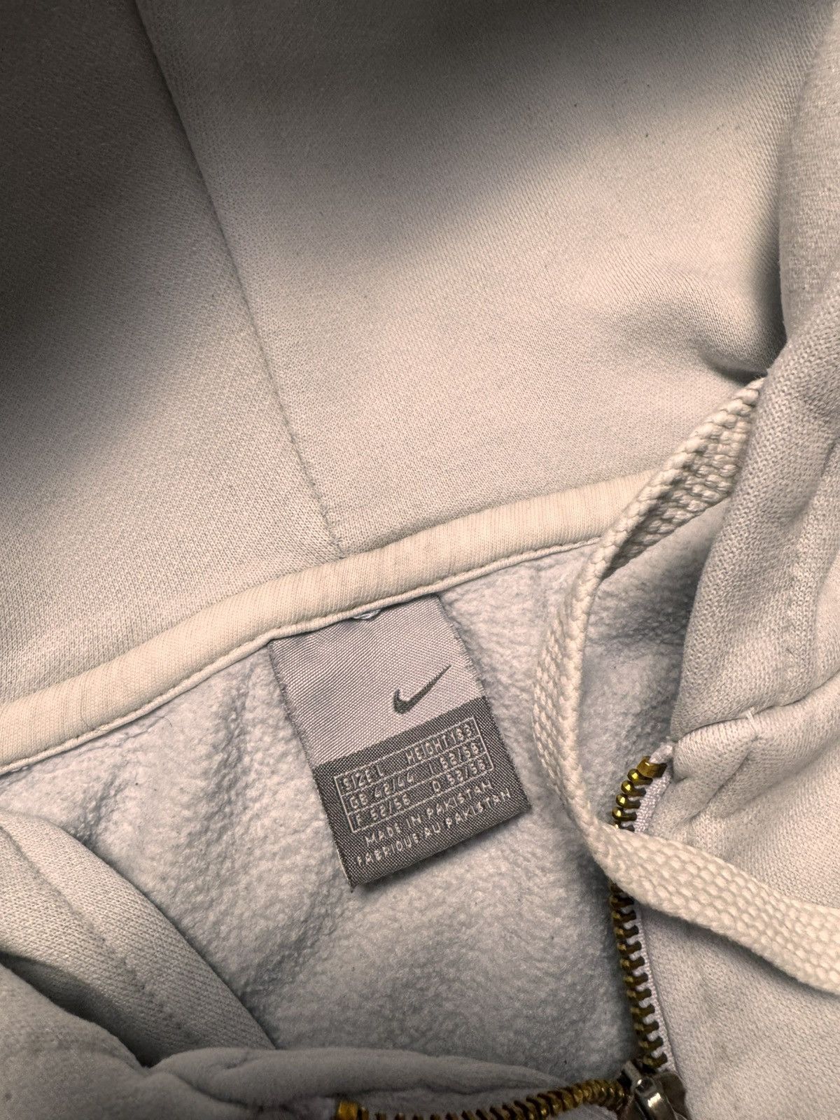 Nike × Vintage NIKE VINTAGE BASIC LOGO OVERSIZE BOXY ZIP HOODIE Size US L / EU 52-54 / 3 - 7 Thumbnail
