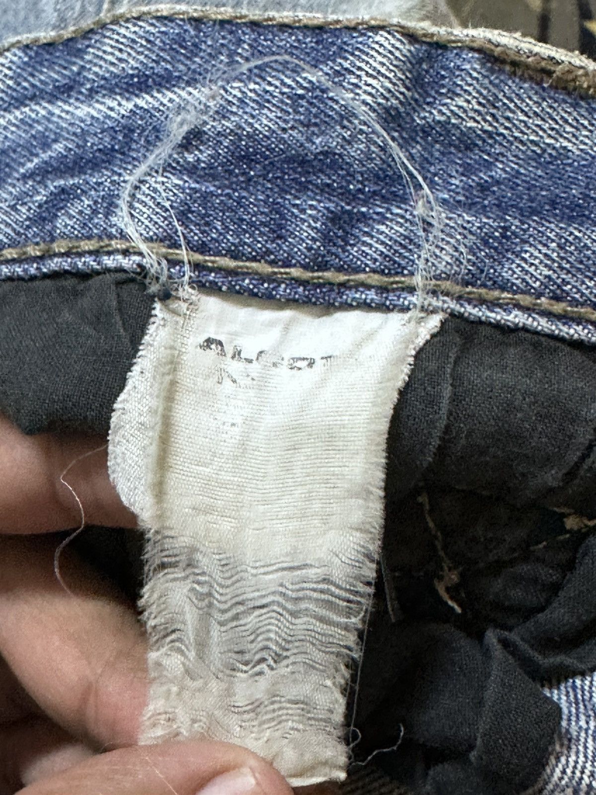 4GSELLER Vintage Alcott Paratrooper Airbone Personal Studded Denim Size US 33 - 11 Thumbnail