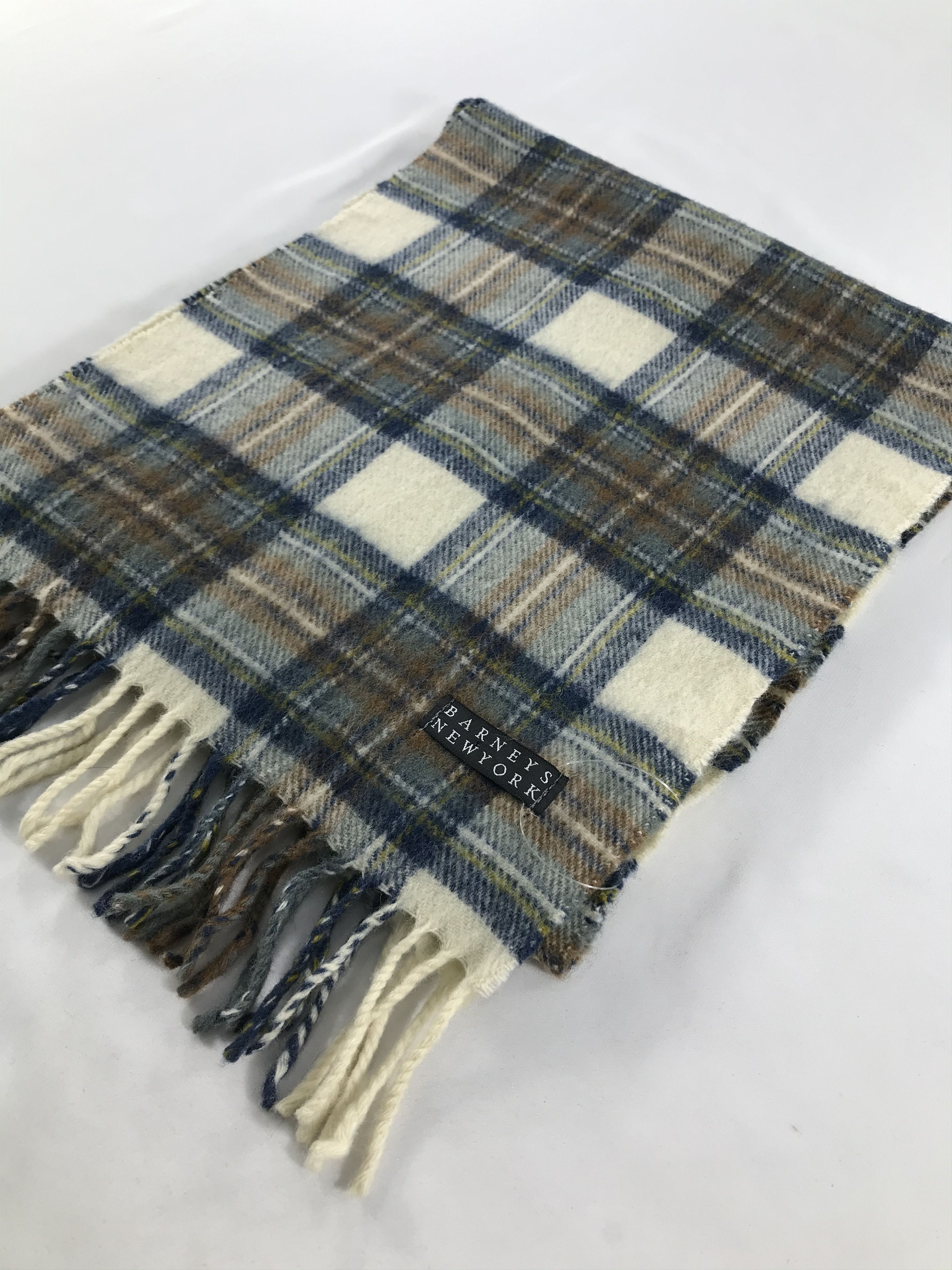 Barneys New York Vintage Barneys New York Scarf/Muffler/Neckwear MF1224 Size ONE SIZE - 3 Thumbnail