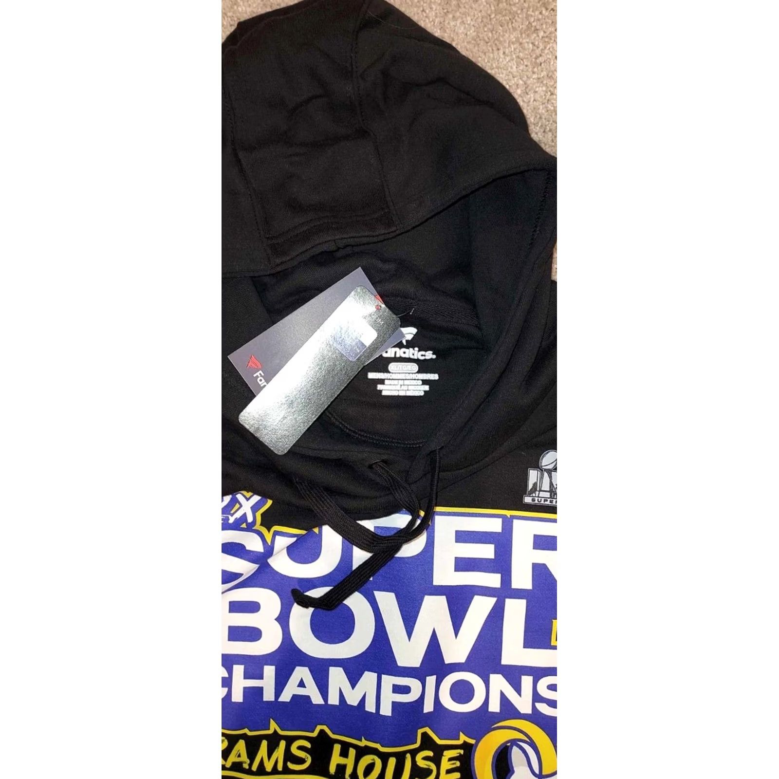 Vintage VINTAGE Los Angeles Rams Super Bowl LVI Sweatshirt XL NFL Hoodie Size US XL / EU 56 / 4 - 4 Thumbnail
