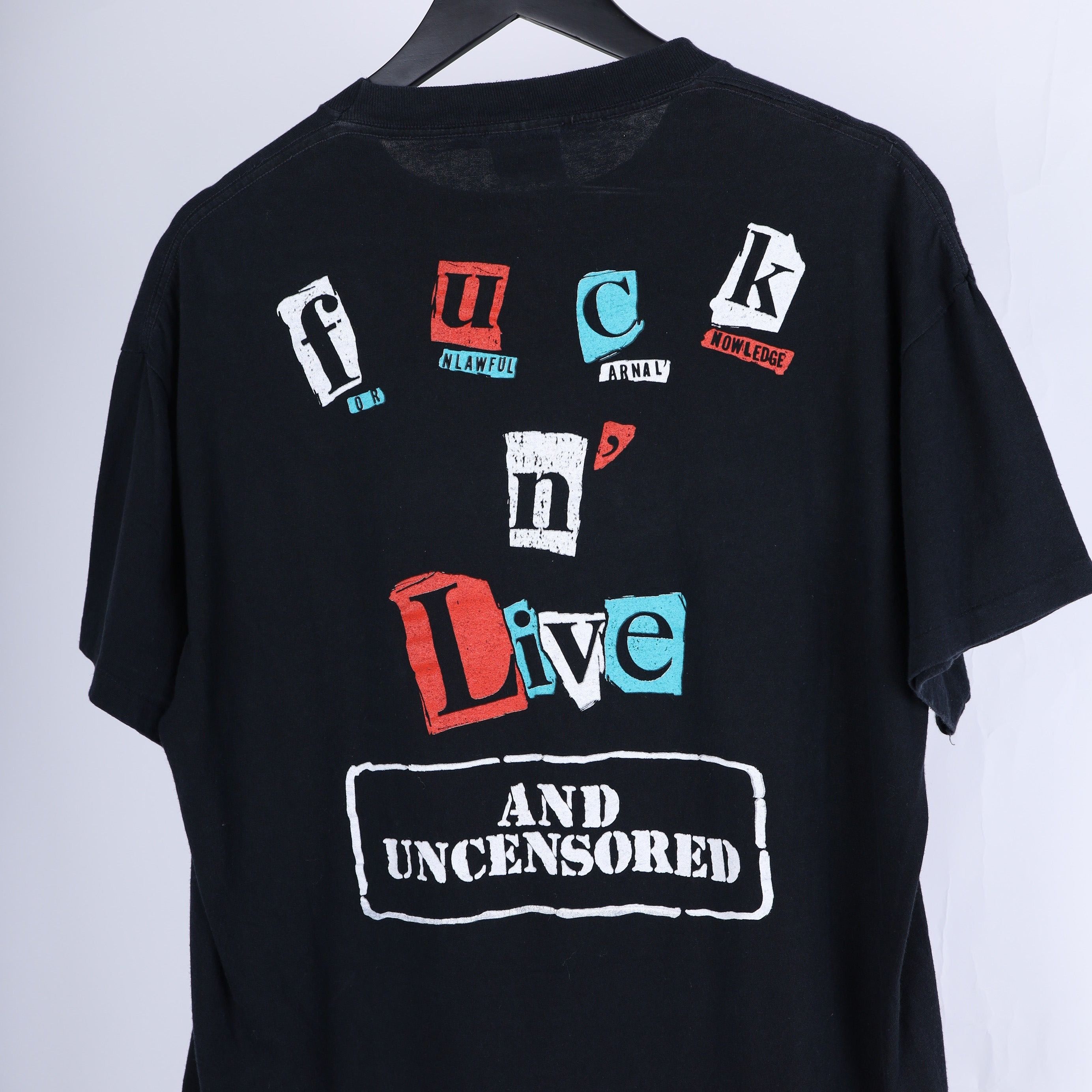 Vintage VAN HALEN FUCK N LIVE TEE Size US XL / EU 56 / 4 - 8 Thumbnail