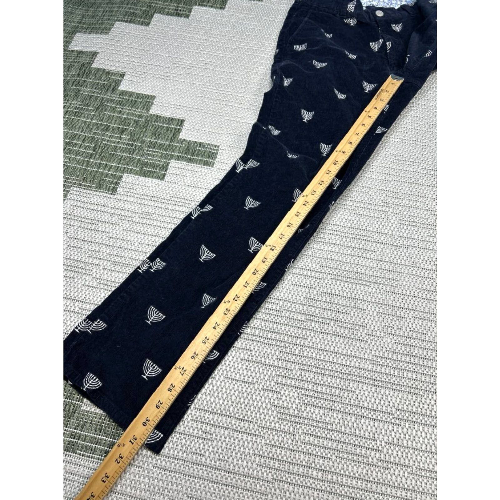 Bonobos Bonobos Chino Pants Men 31x32 Blue Corduroy Regular Straight Size US 31 - 7 Thumbnail