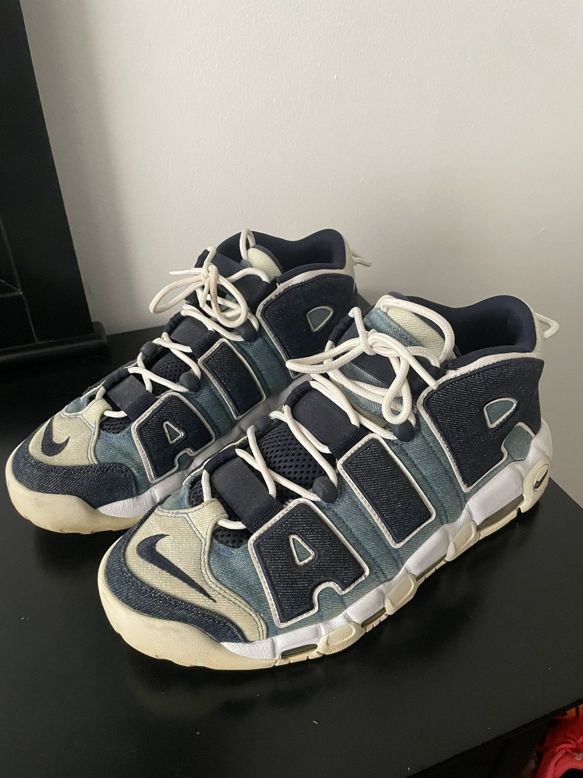 Nike Nike Air More Uptempos Denim 9.5 Size US 9.5 / EU 42-43 - 1 Thumbnail