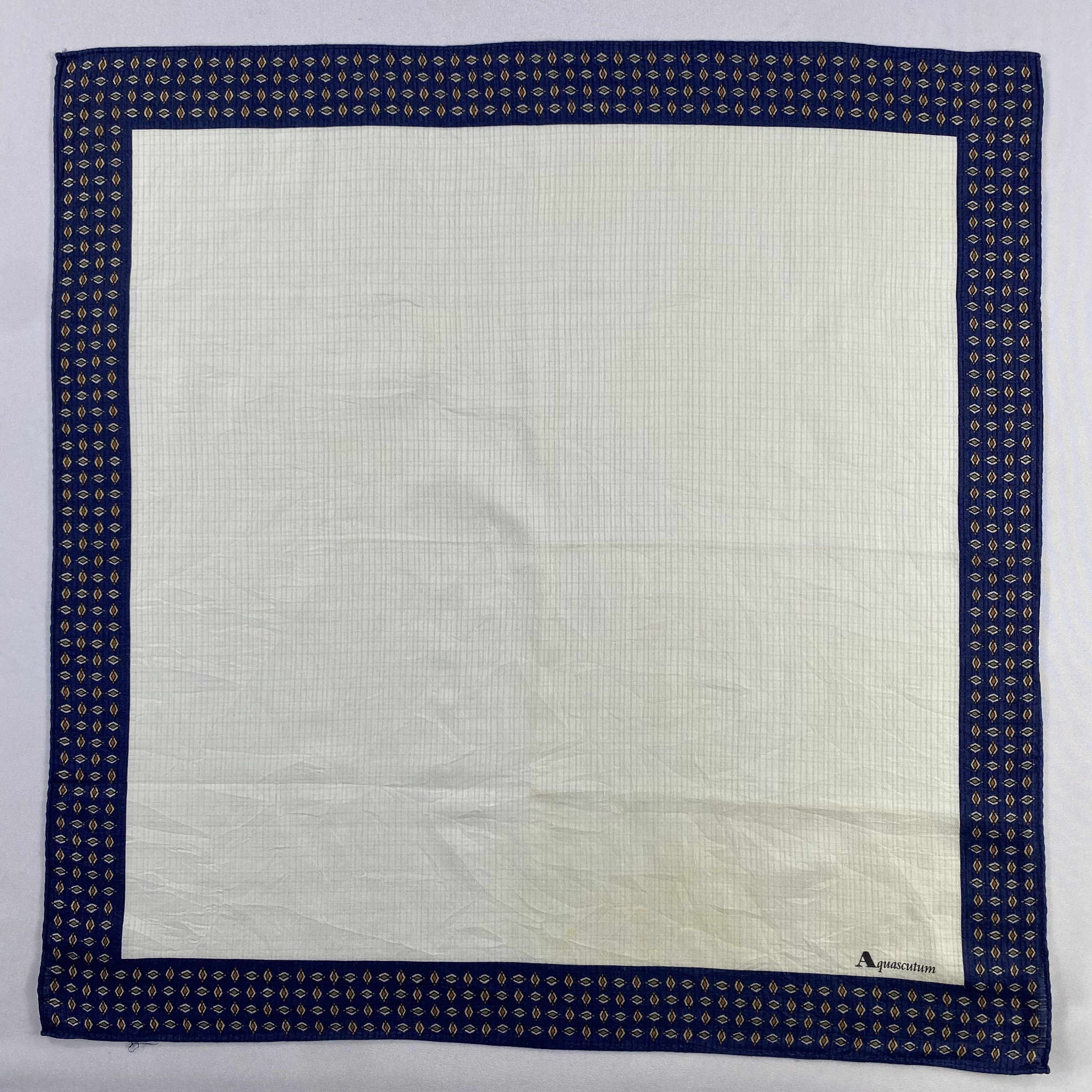 Aquascutum × Vintage Aquascutum Handkerchief / Neckerchief / Bandana-P1369 Size ONE SIZE - 1 Thumbnail