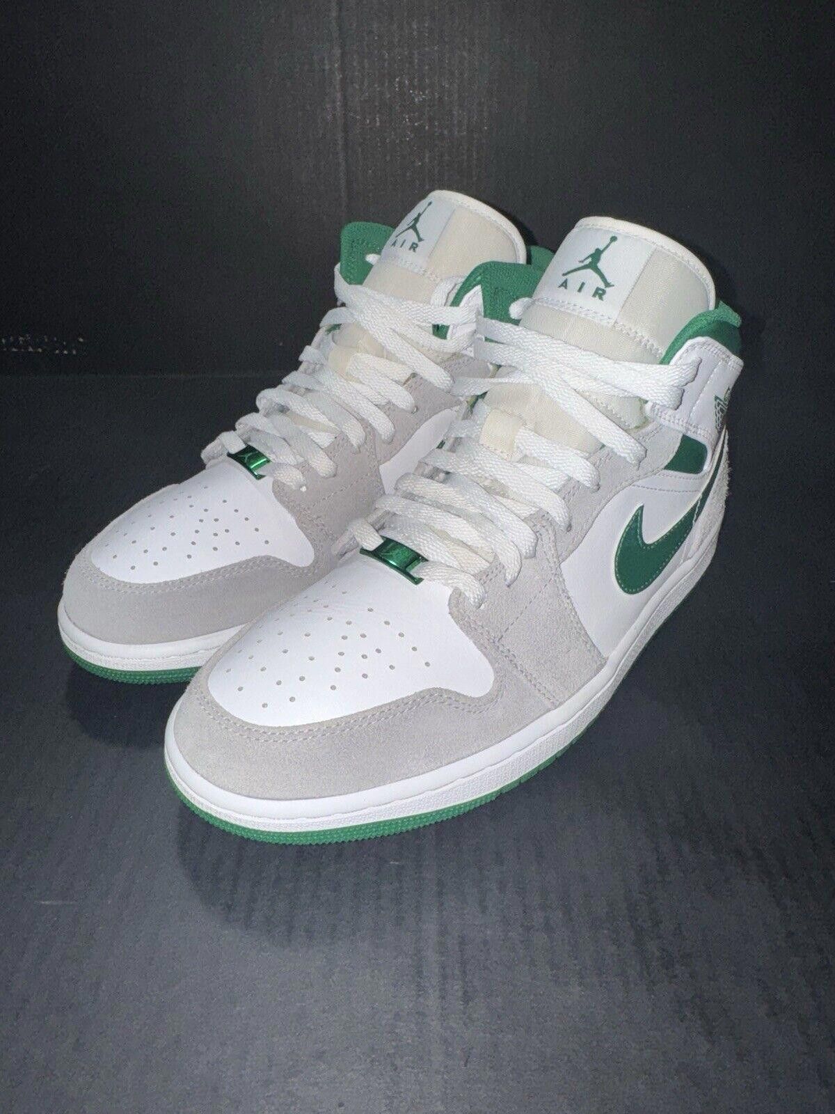 Jordan Brand Nike Air Jordan 1 Mid SE Grey Pine Green DC7294-103 - Sz 10 Size US 10 / EU 43 - 4 Thumbnail