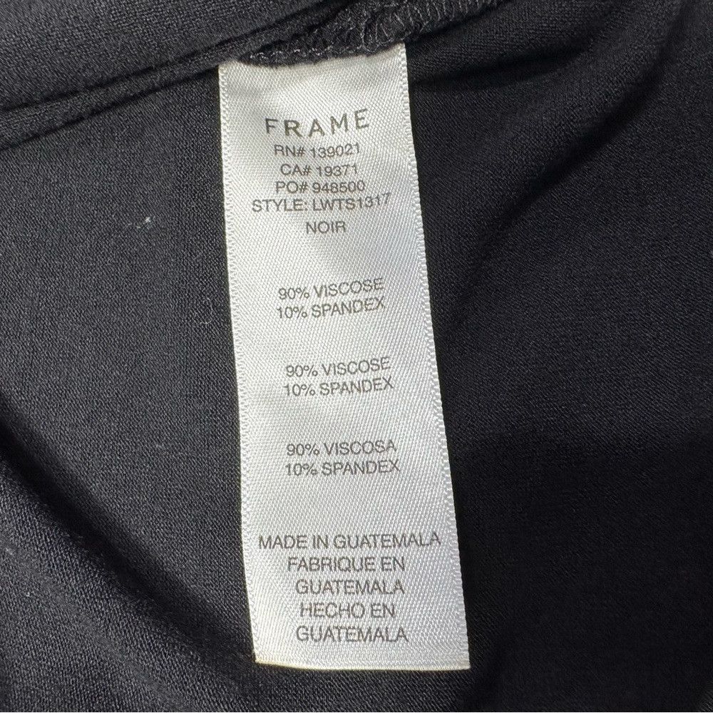 Frame Frame Puff Sleeve Viscose Black T-Shirt Size S Size S / US 4 / IT 40 - 8 Thumbnail