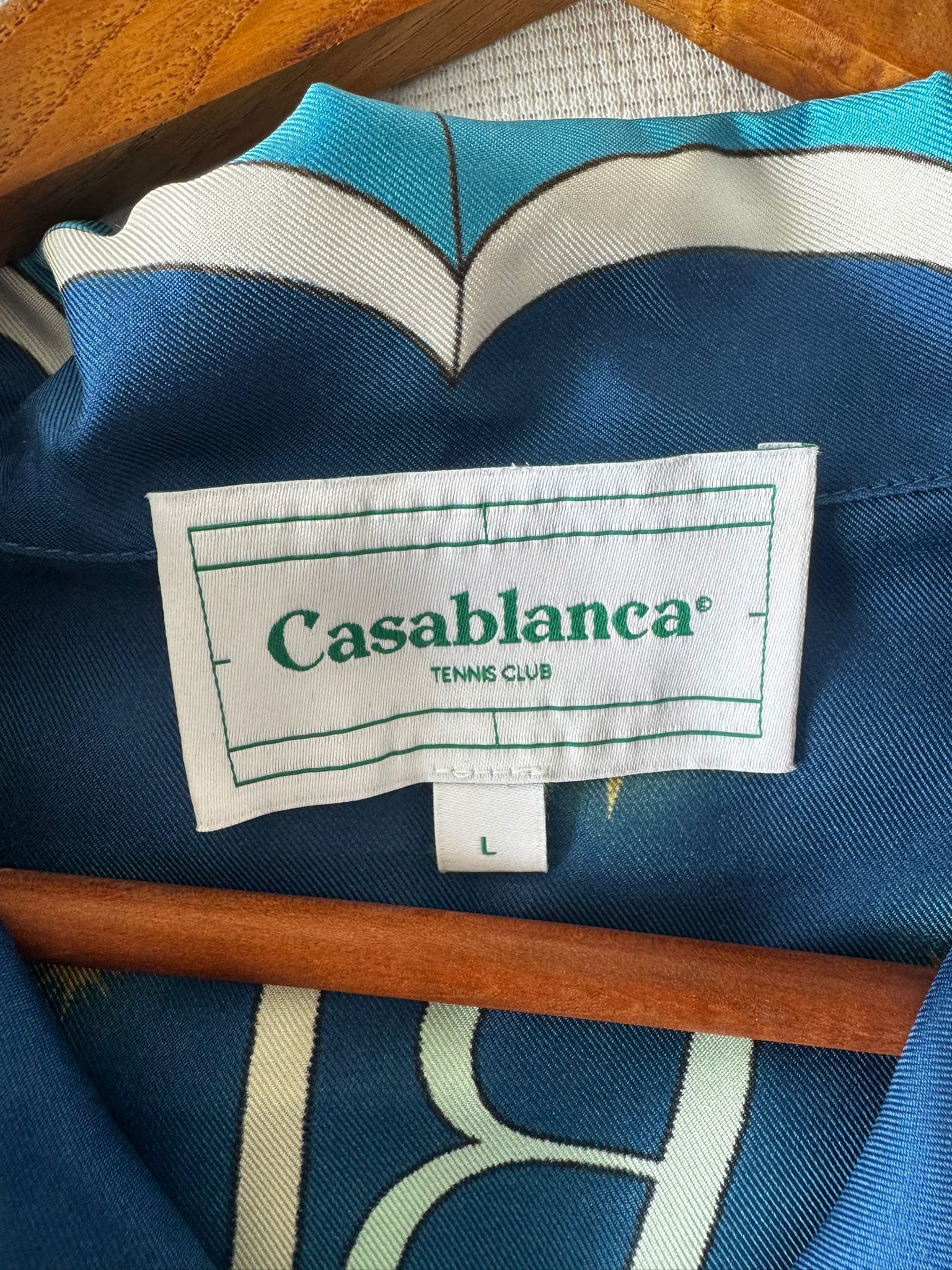Casablanca Casablanca × Caviar Kaspia Silk Shirt Size US L / EU 52-54 / 3 - 3 Thumbnail