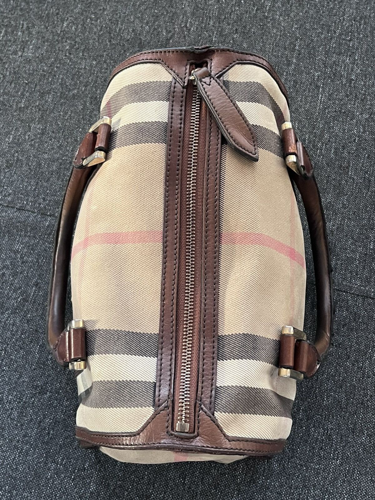 Burberry Vintage luxury Burberry bowling handl bag Size ONE SIZE - 4 Thumbnail