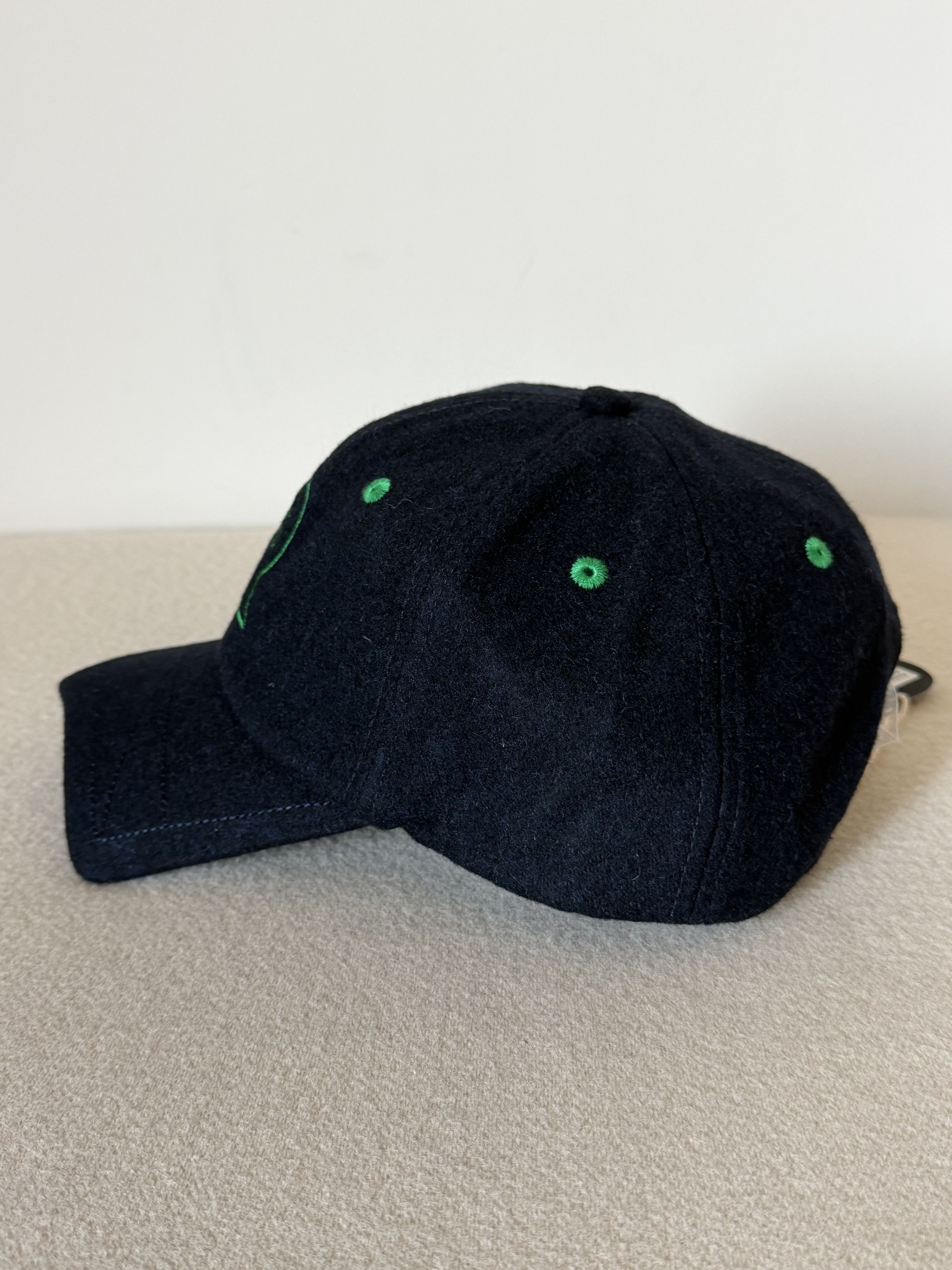 Brain Dead Brain Dead Batwing Logo Hat in Navy Blue Size ONE SIZE - 2 Thumbnail