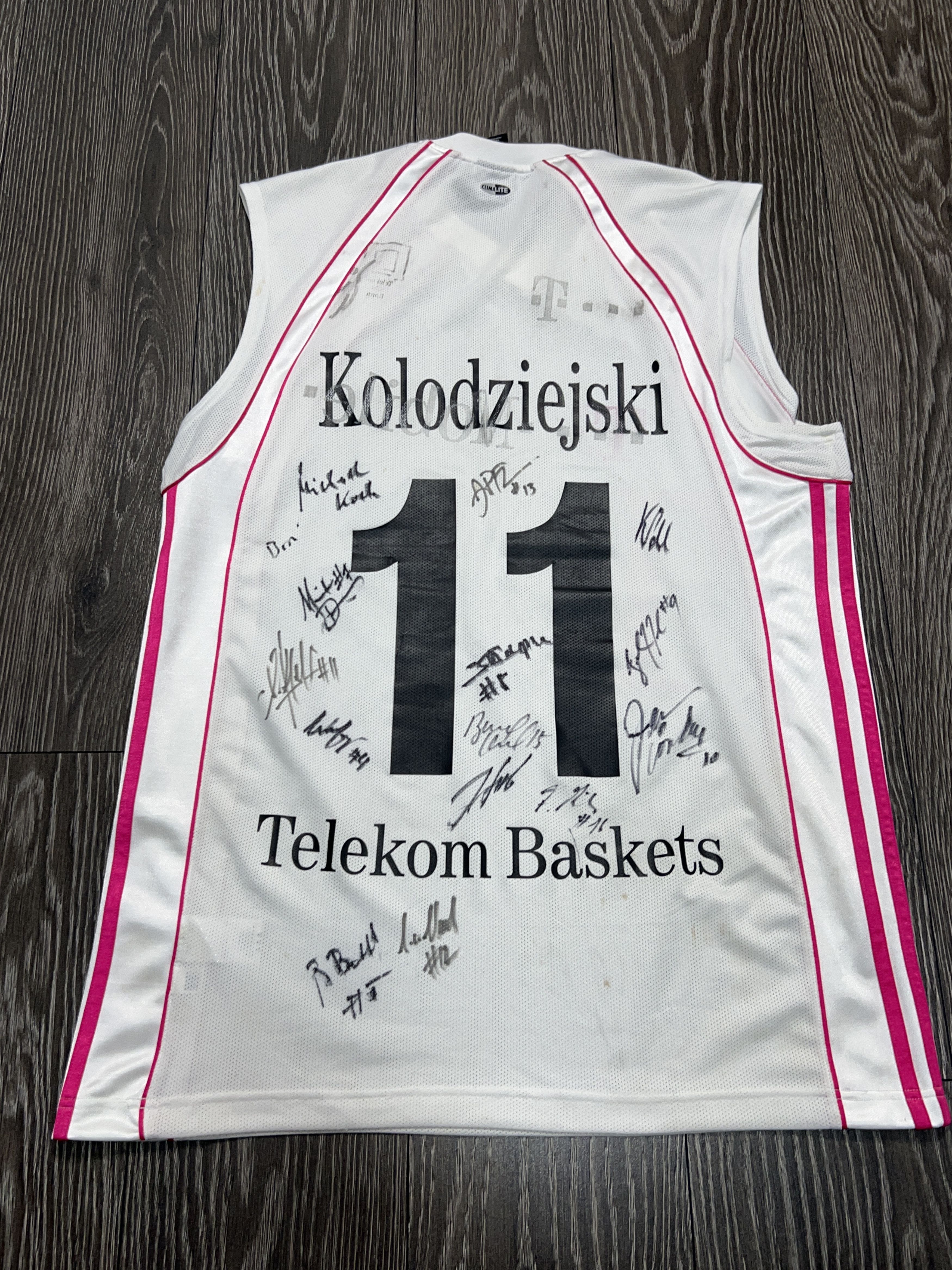 NBA Lot x3 Adidas Telekom Baskets Bonn Basketball Jersey Size US XL / EU 56 / 4 - 6 Thumbnail