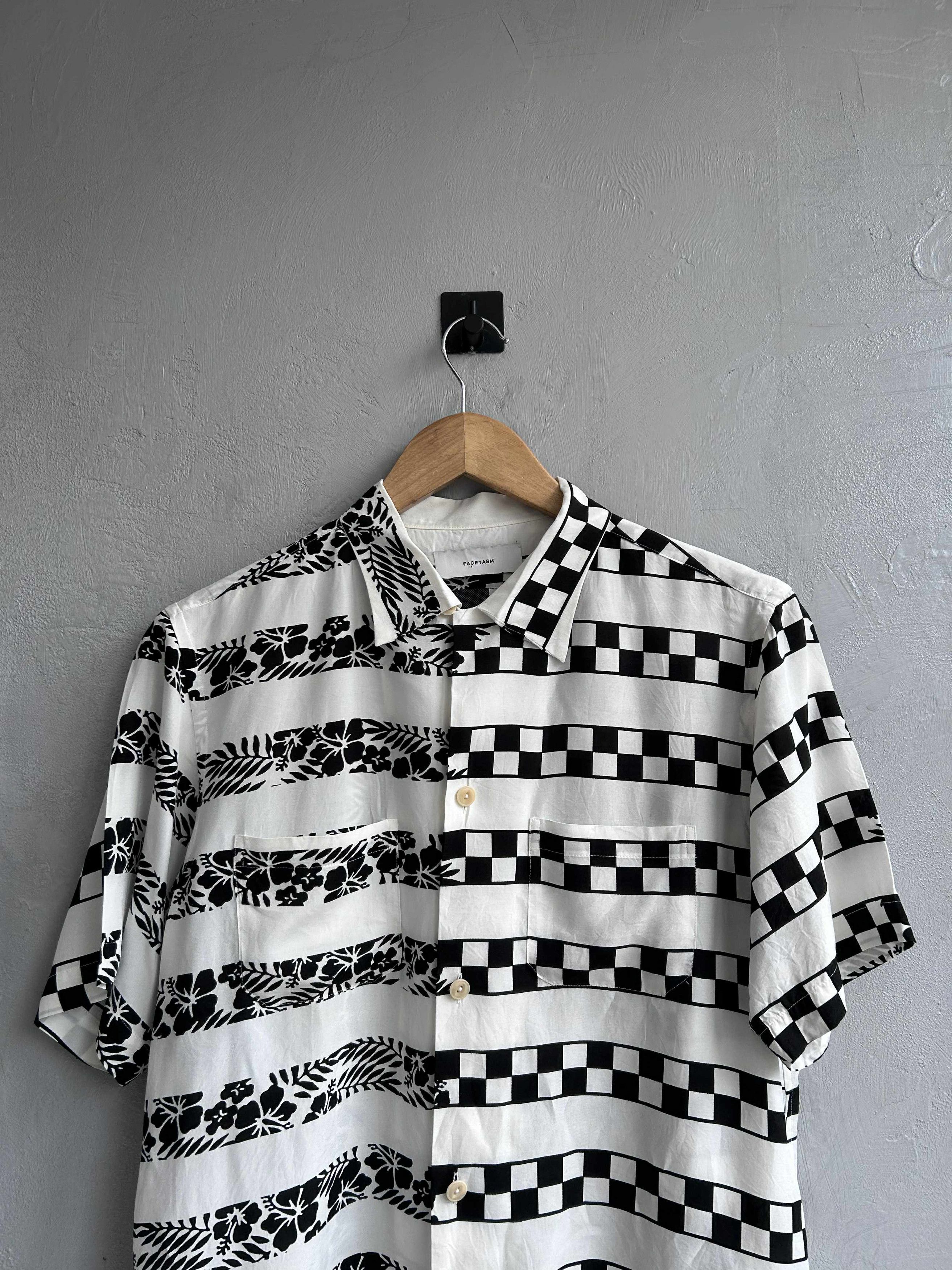 Facetasm Facetasm flora & checker short sleeve shirt Size US M / EU 48-50 / 2 - 4 Thumbnail