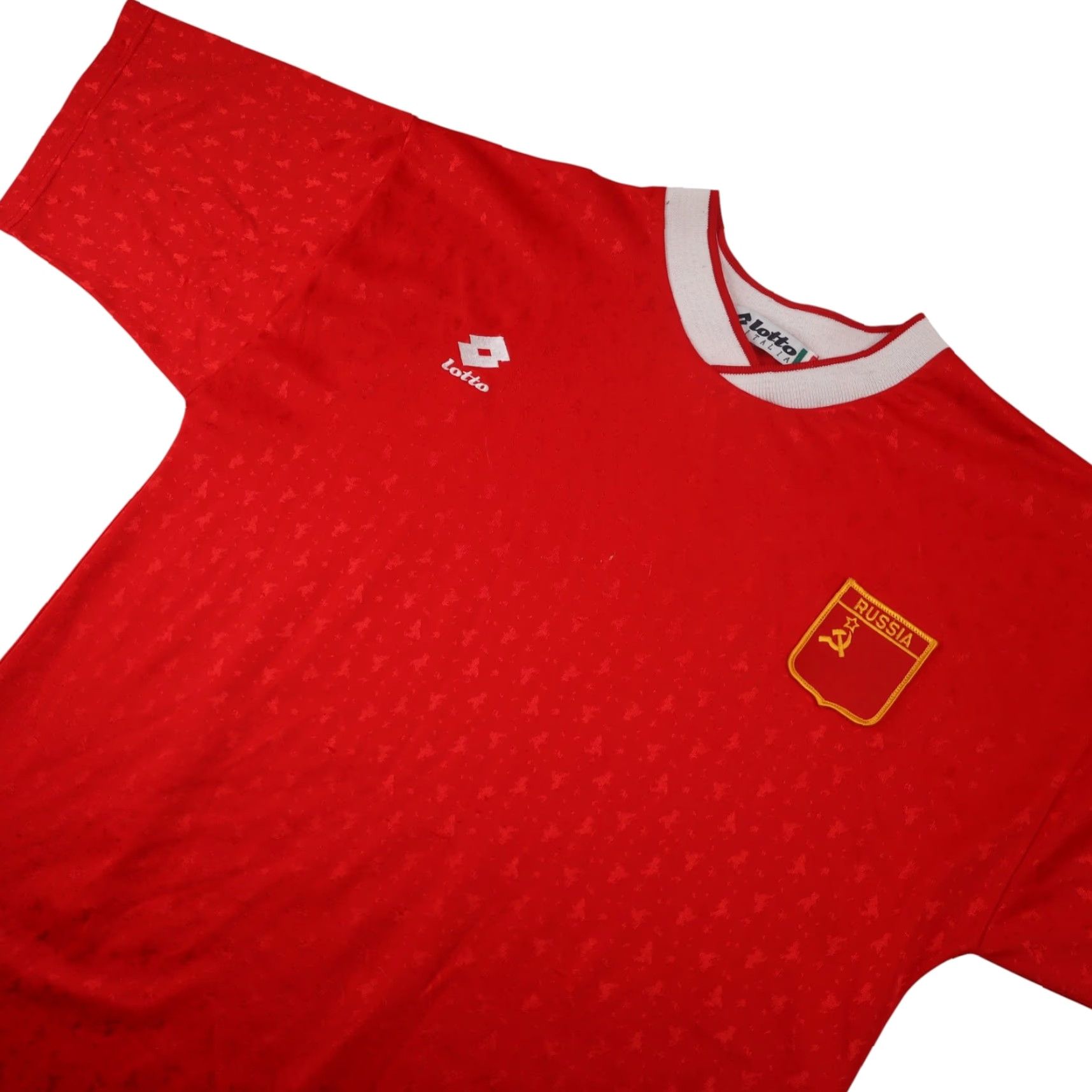 Vintage VINTAGE Lotto CCCP Soccer Jersey Red Large Mens Shirt Size US L / EU 52-54 / 3 - 2 Thumbnail