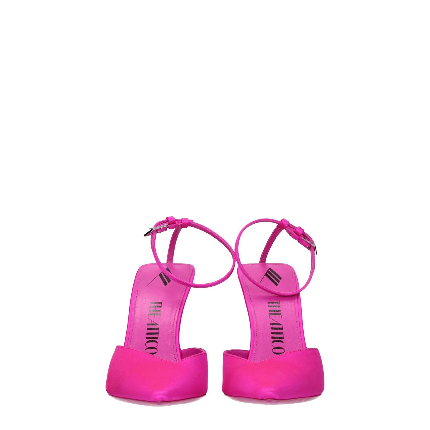 The Attico ob1o1e1224 Satin Sandals in Fuchsia Size US 8 / IT 38 - 3 Thumbnail