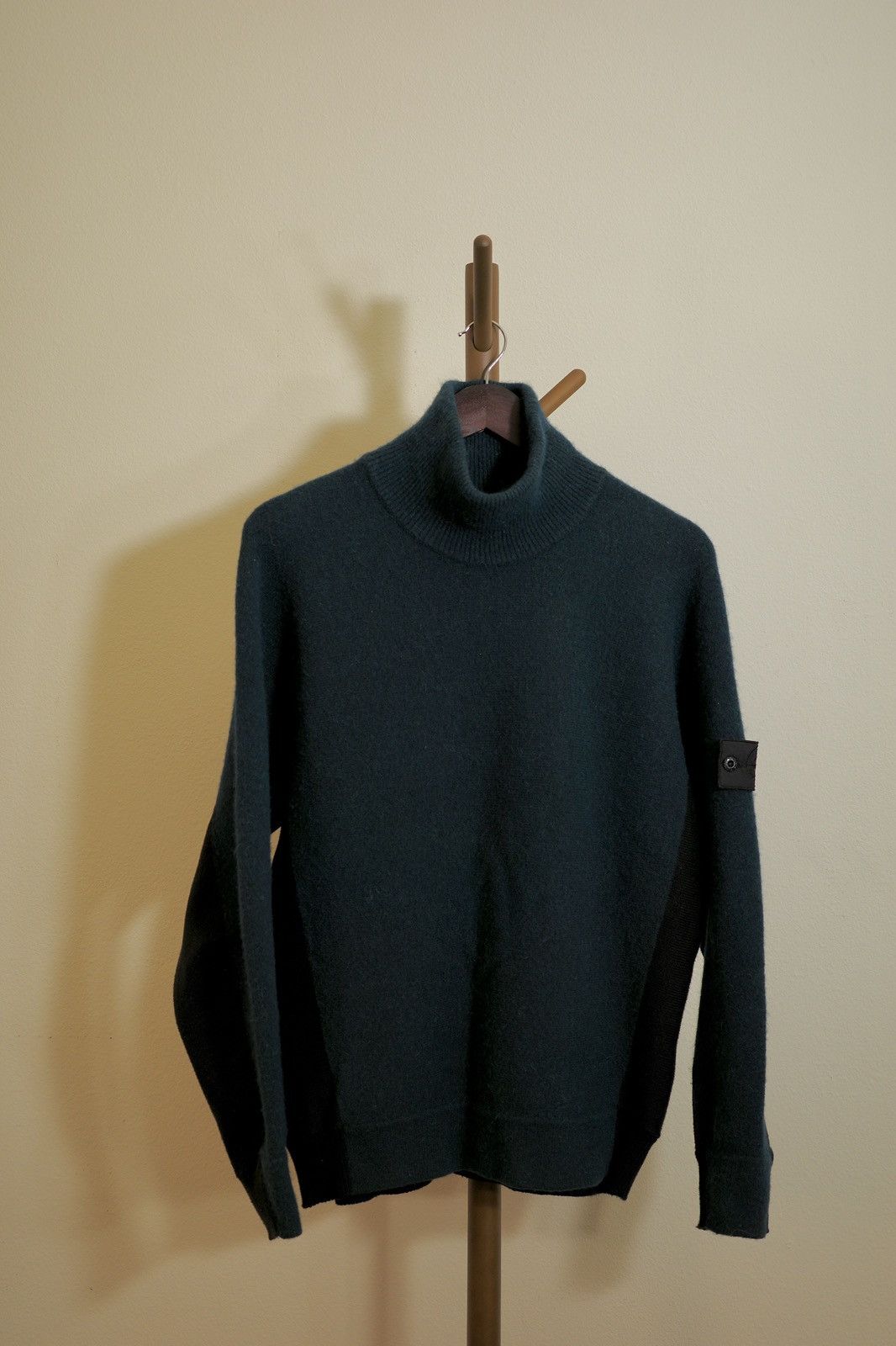 Stone Island Stone Island Shadow Project wool knit green&black sweater Size US L / EU 52-54 / 3 - 2 Thumbnail