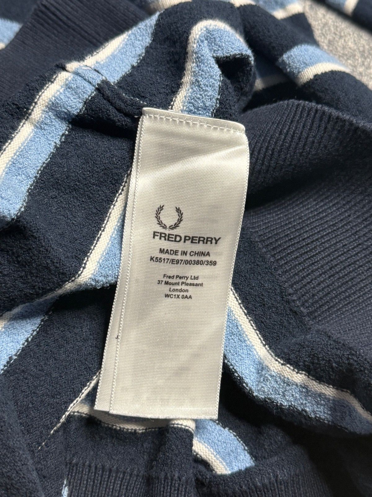 Fred Perry Fred Perry men's jumper L Size US L / EU 52-54 / 3 - 5 Thumbnail