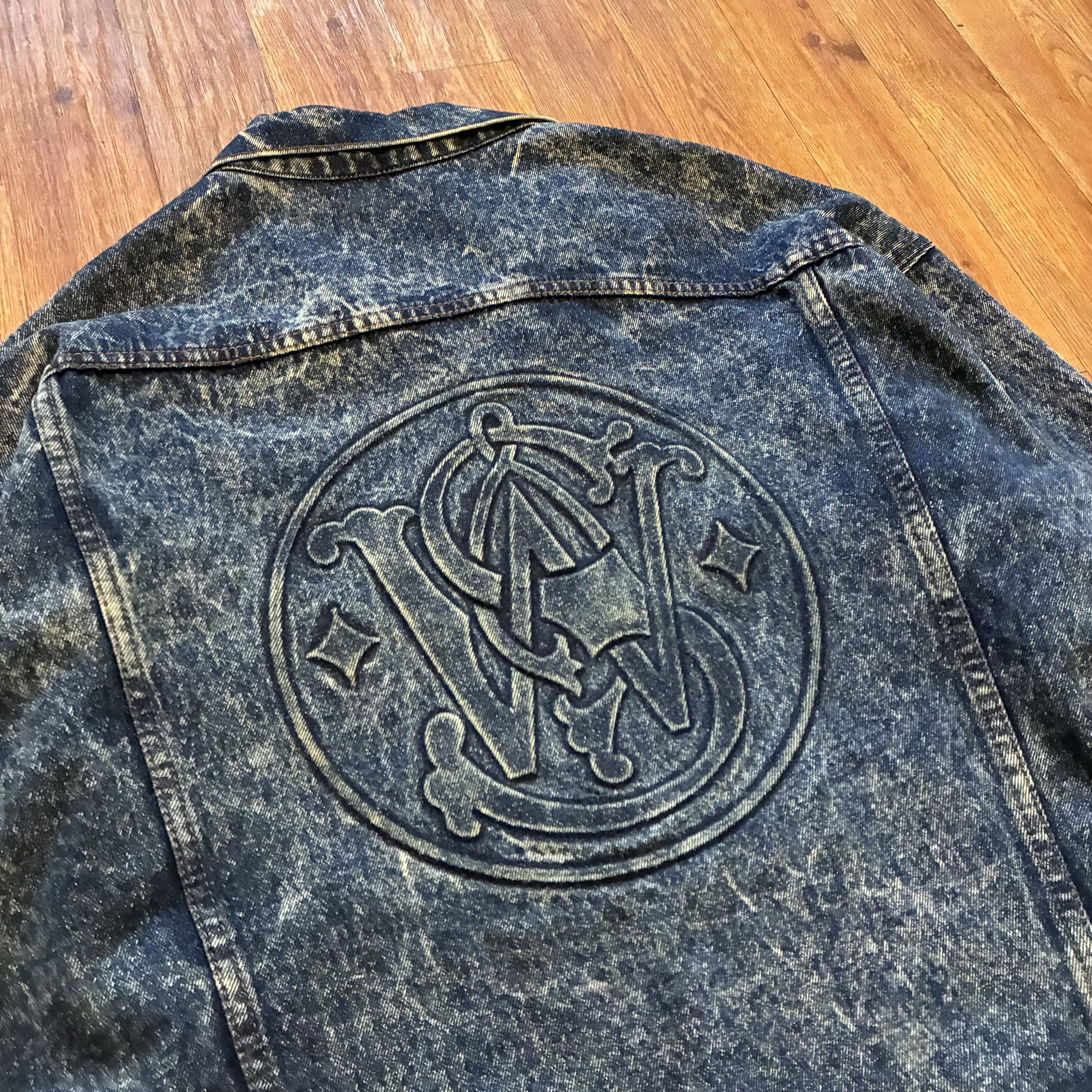 Other 80s Smith & Wesson Acid Wash Denim Trucker Jacket USA L Size US L / EU 52-54 / 3 - 5 Thumbnail