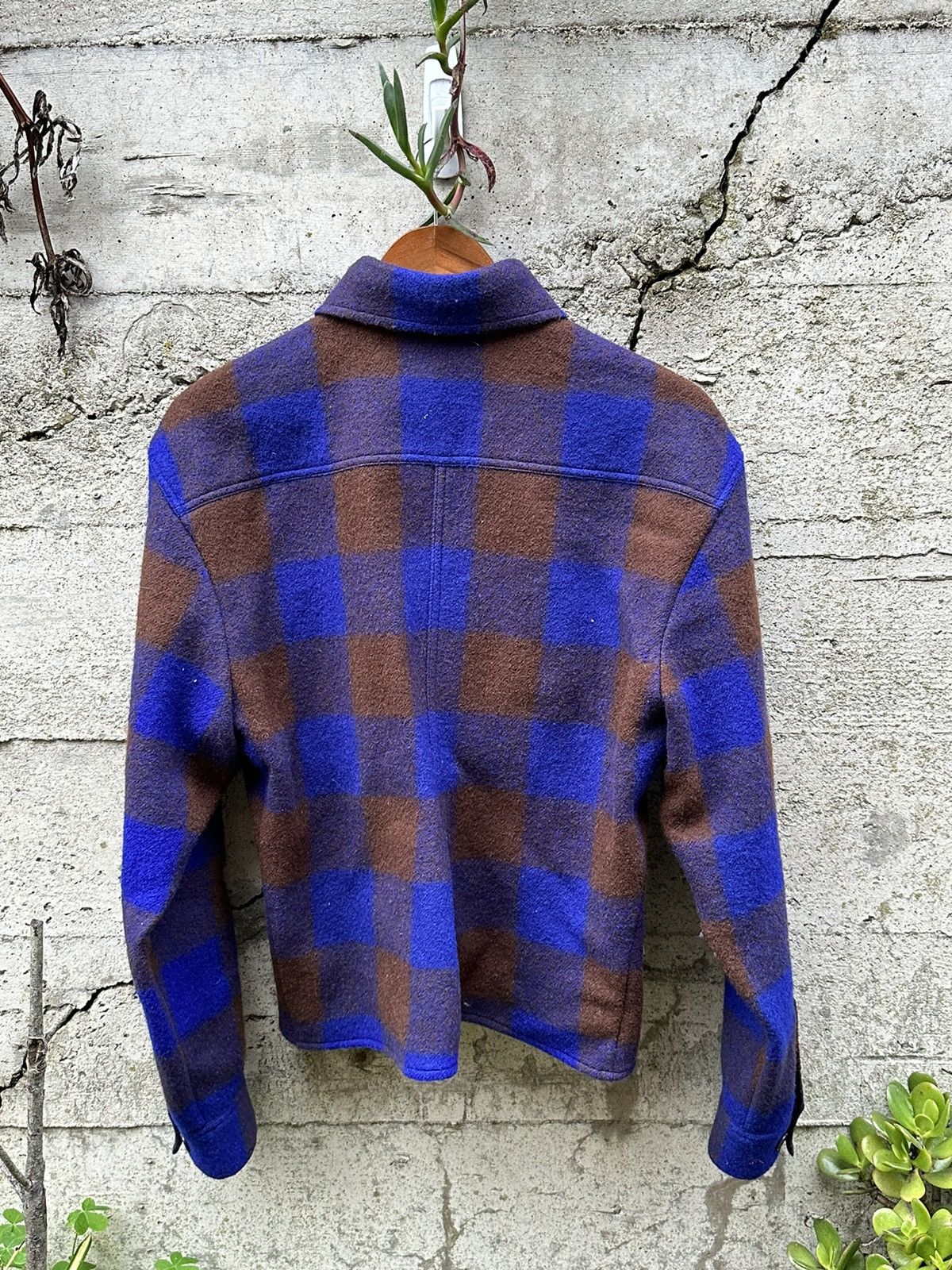 Lemaire RARE GRAIL Lemaire wool patterned shirt jacket Size US S / EU 44-46 / 1 - 4 Thumbnail