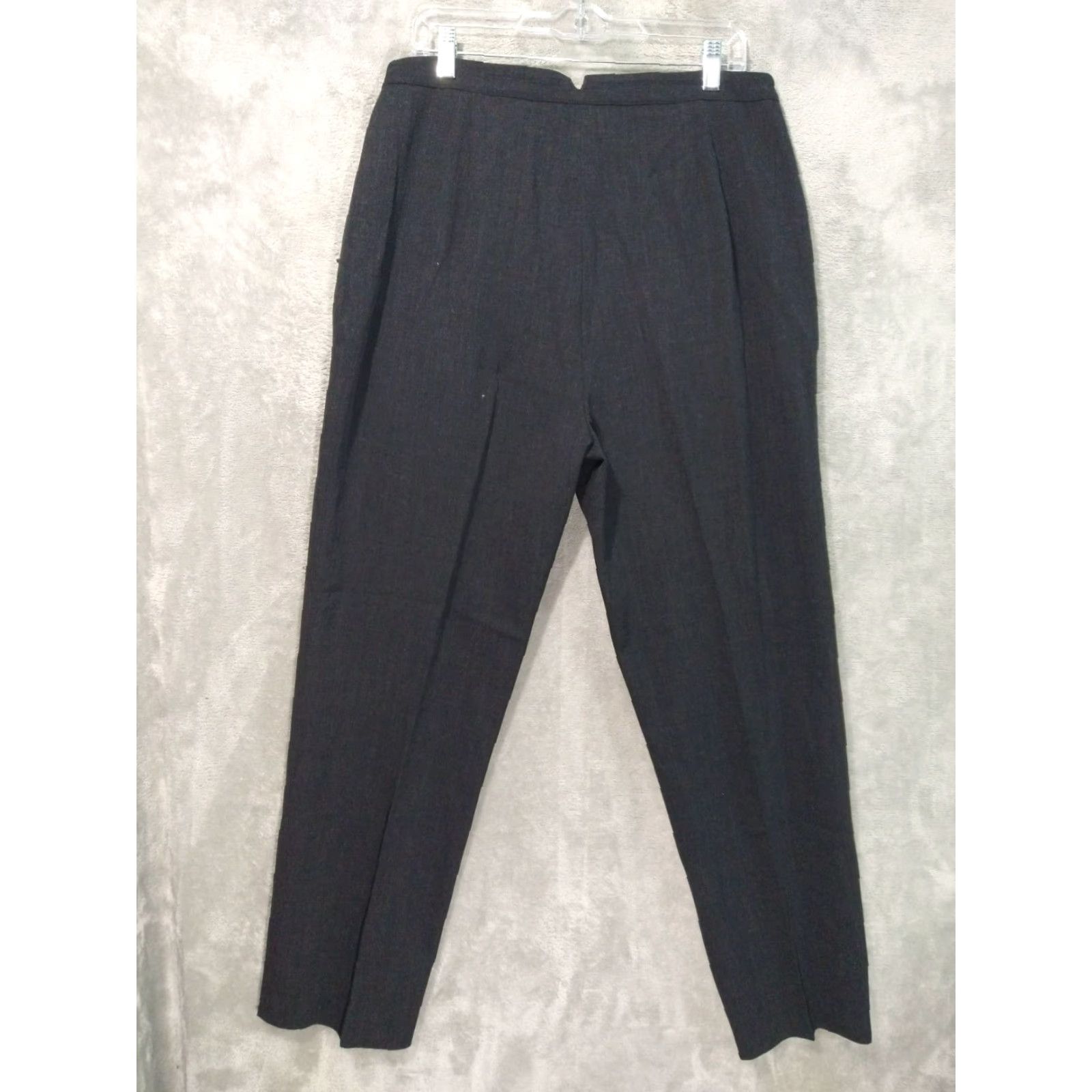 Ralph Lauren Ralph Lauren Pants Womens 16 Gray Wool Dress Pleated Trousers Straight Career Size 38" / US 16 / IT 52 - 2 Thumbnail