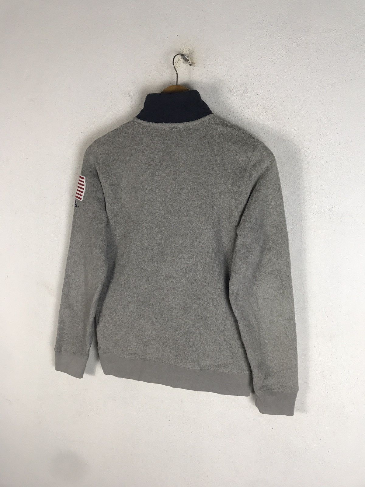 Polo Ralph Lauren × RRL Ralph Lauren × Ralph Lauren 🔥Rare🔥Polo Ralph Lauren Big Logo Fleece Half Zip Sweatshirt Size US S / EU 44-46 / 1 - 6 Thumbnail