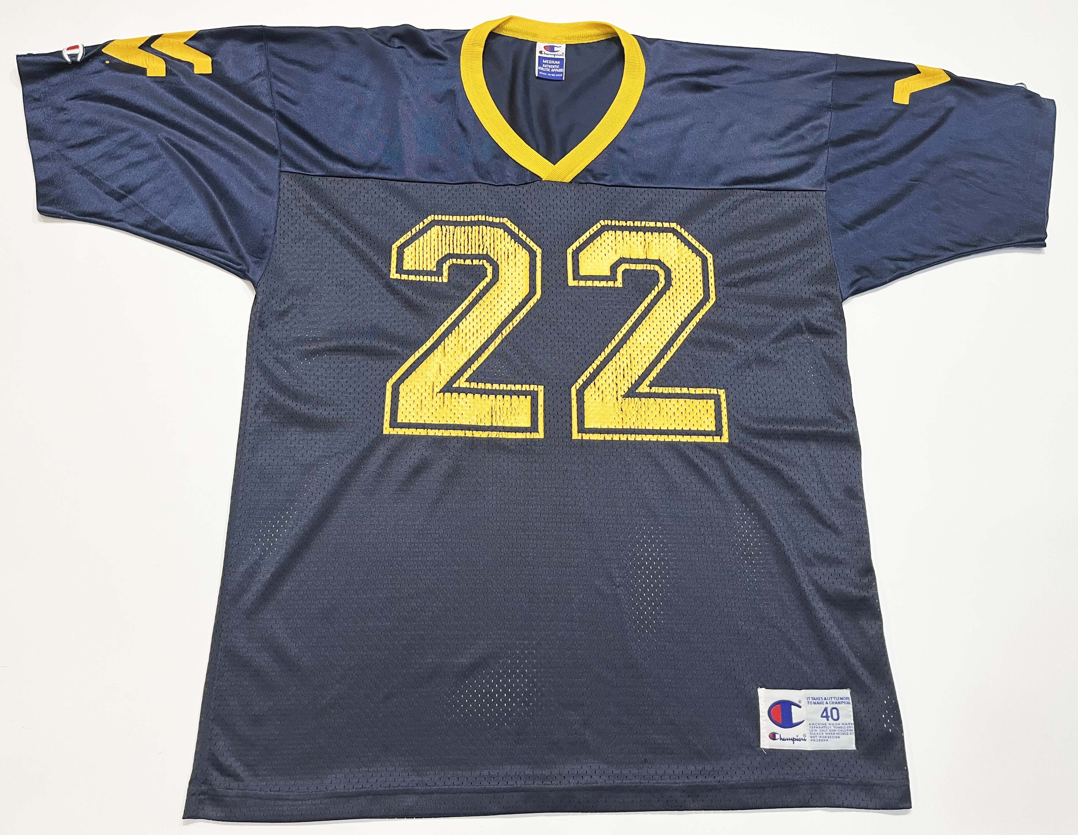 Champion Vintage Champion NCAA West Virginia Mountaineers #22 Jersey Size US M / EU 48-50 / 2 - 1 Thumbnail