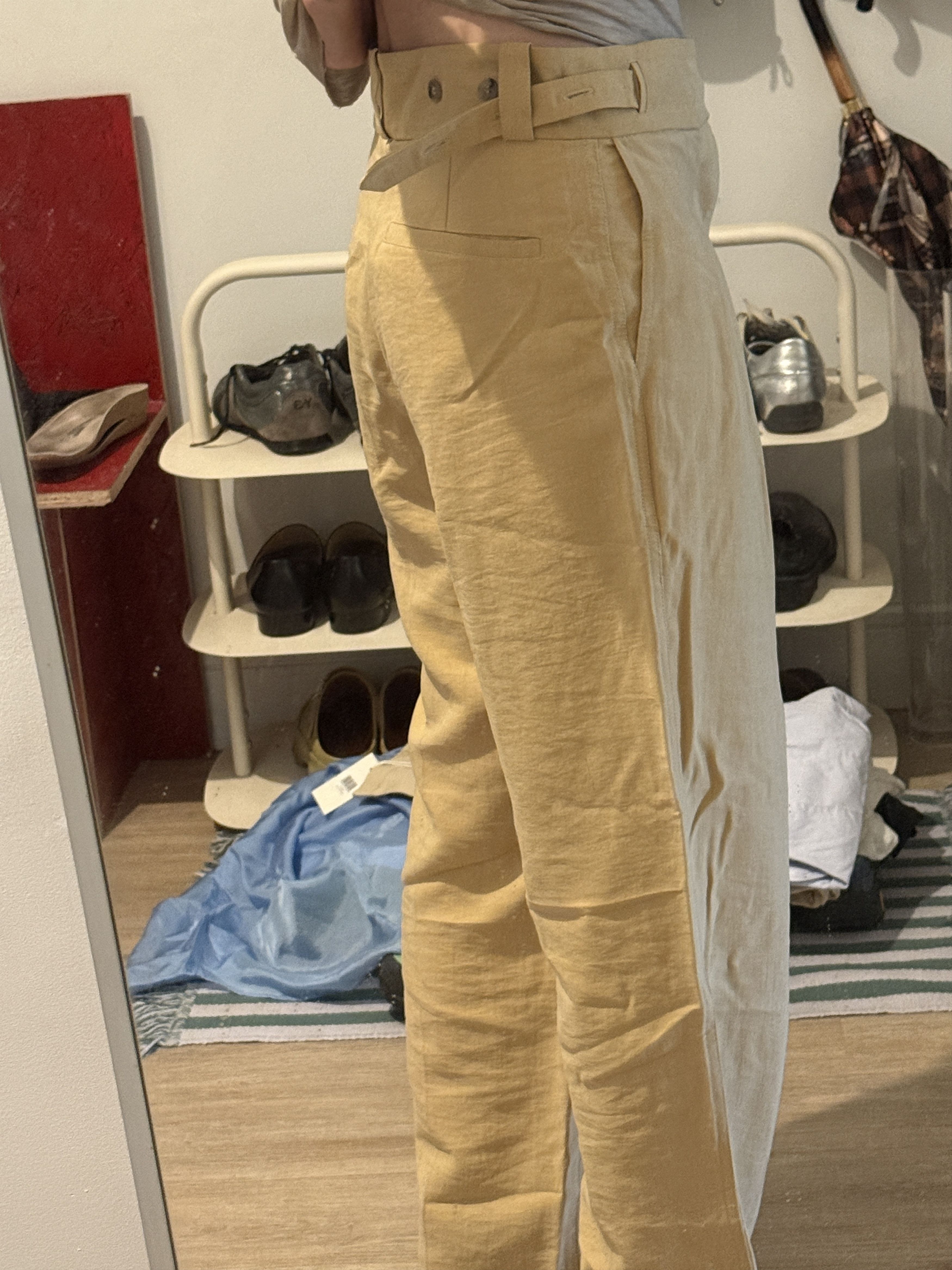 Nanushka spring/summer tan pants Size US 32 / EU 48 - 3 Thumbnail