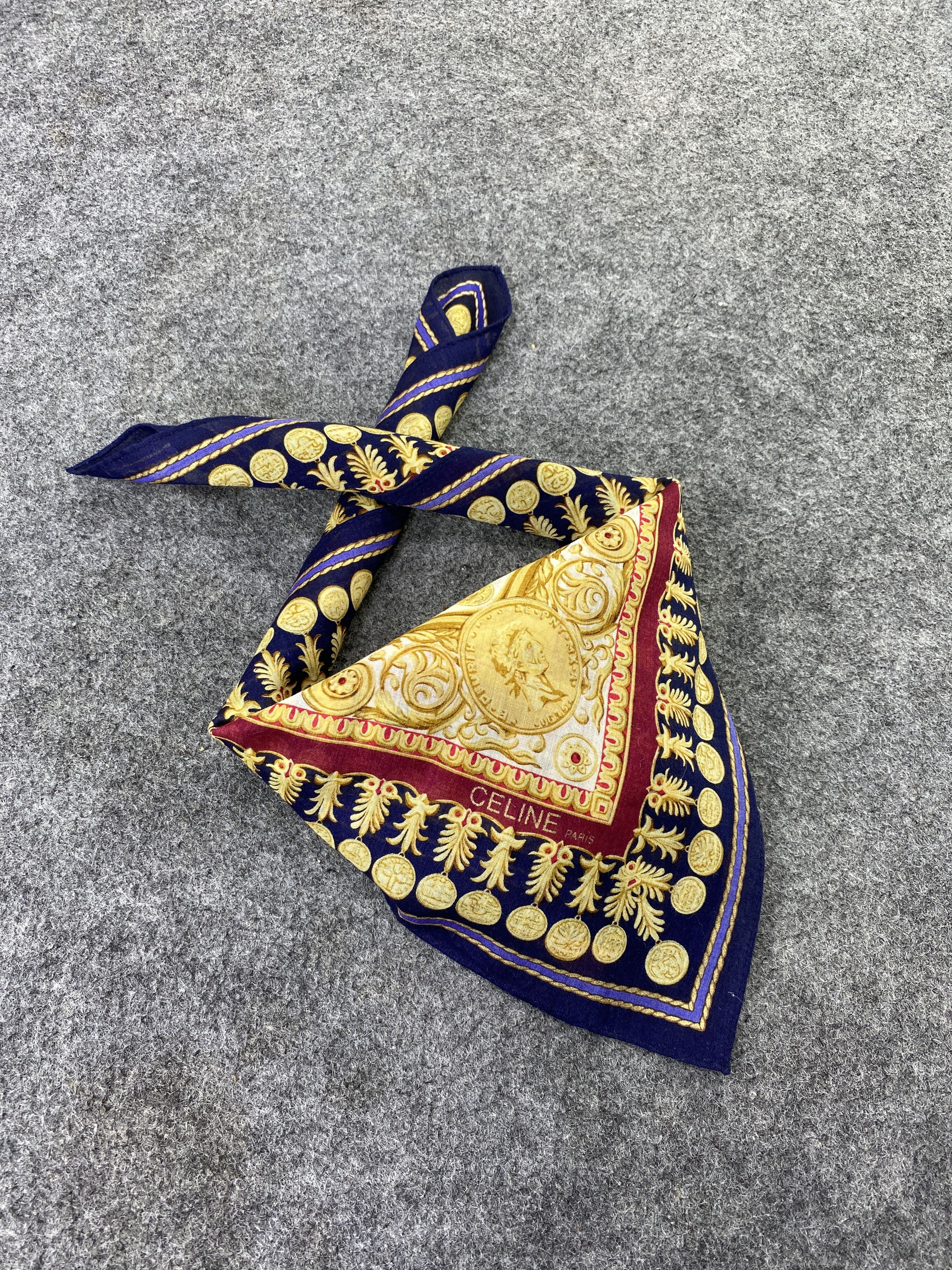 Celine × Vintage Celine handkerchief bandana neckerchief-B172 Size ONE SIZE - 1 Thumbnail