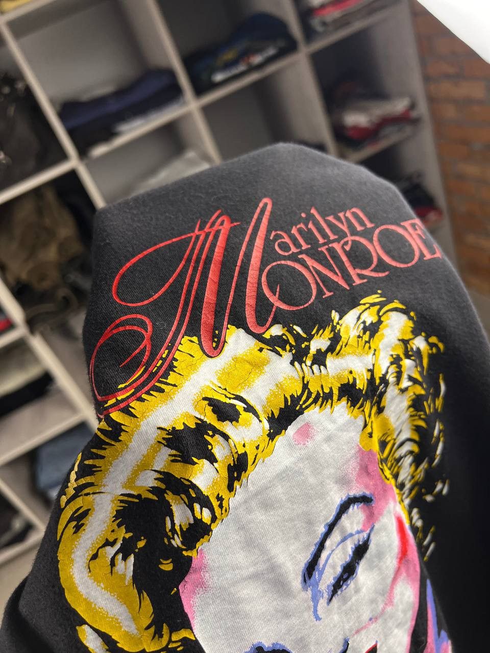Vintage Vintage Marilyn Monroe T-Shirt Big Logo Size US L / EU 52-54 / 3 - 13 Thumbnail