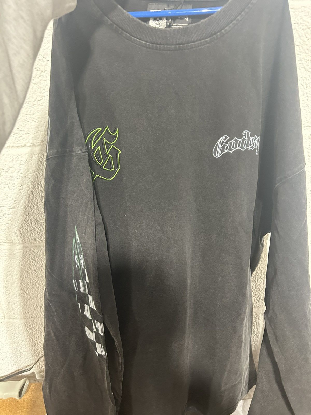 Godspeed Crashout LS (Black wash) size XL