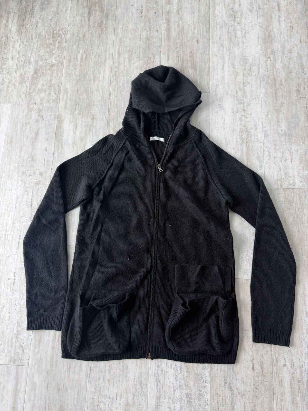 Rick Owens Rick Owens Black zip up hoodie with pockets Size US L / EU 52-54 / 3 - 1 Thumbnail