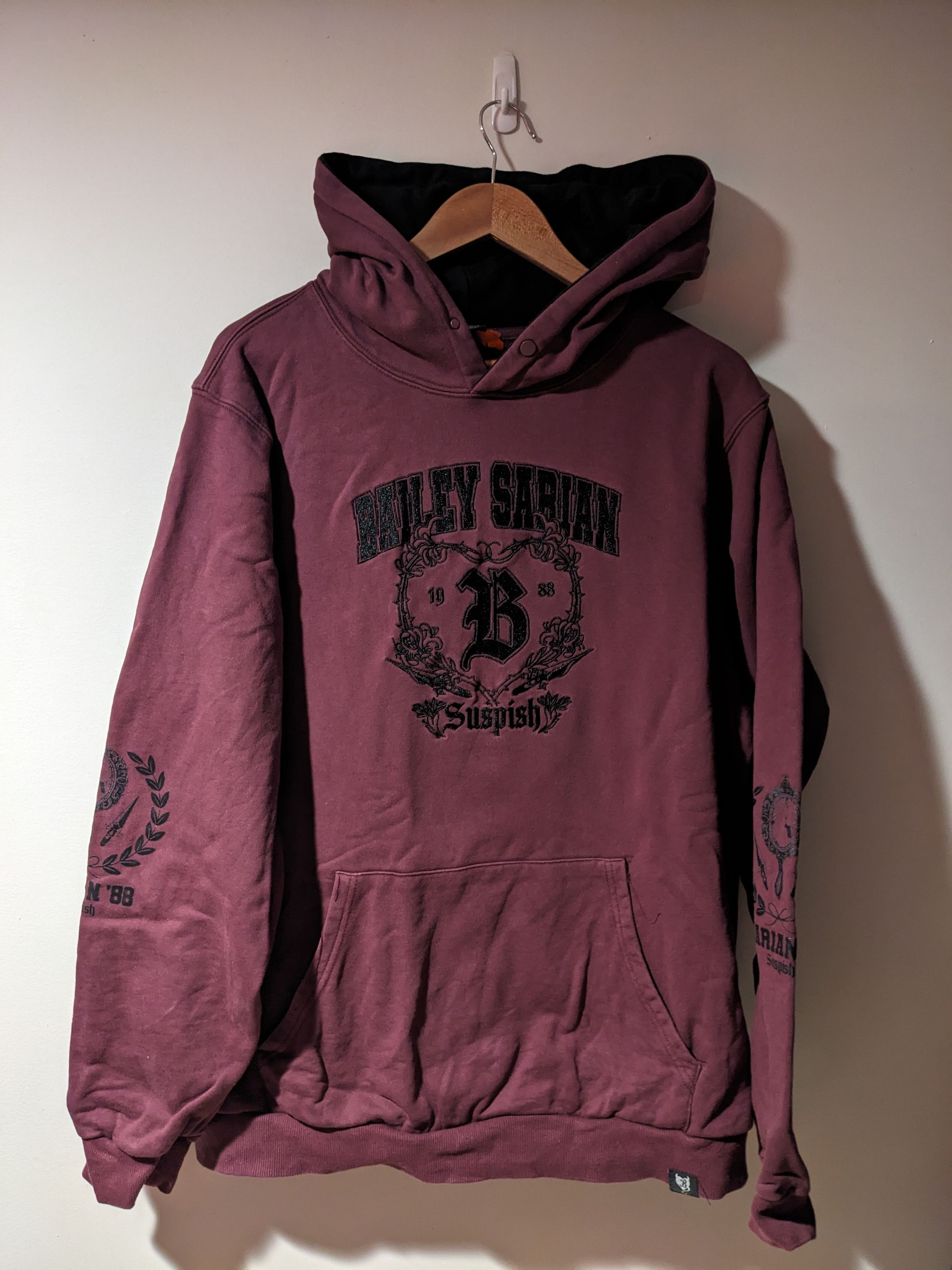 Bailey Sabian Suspish True Crime Purple Large Hoodie