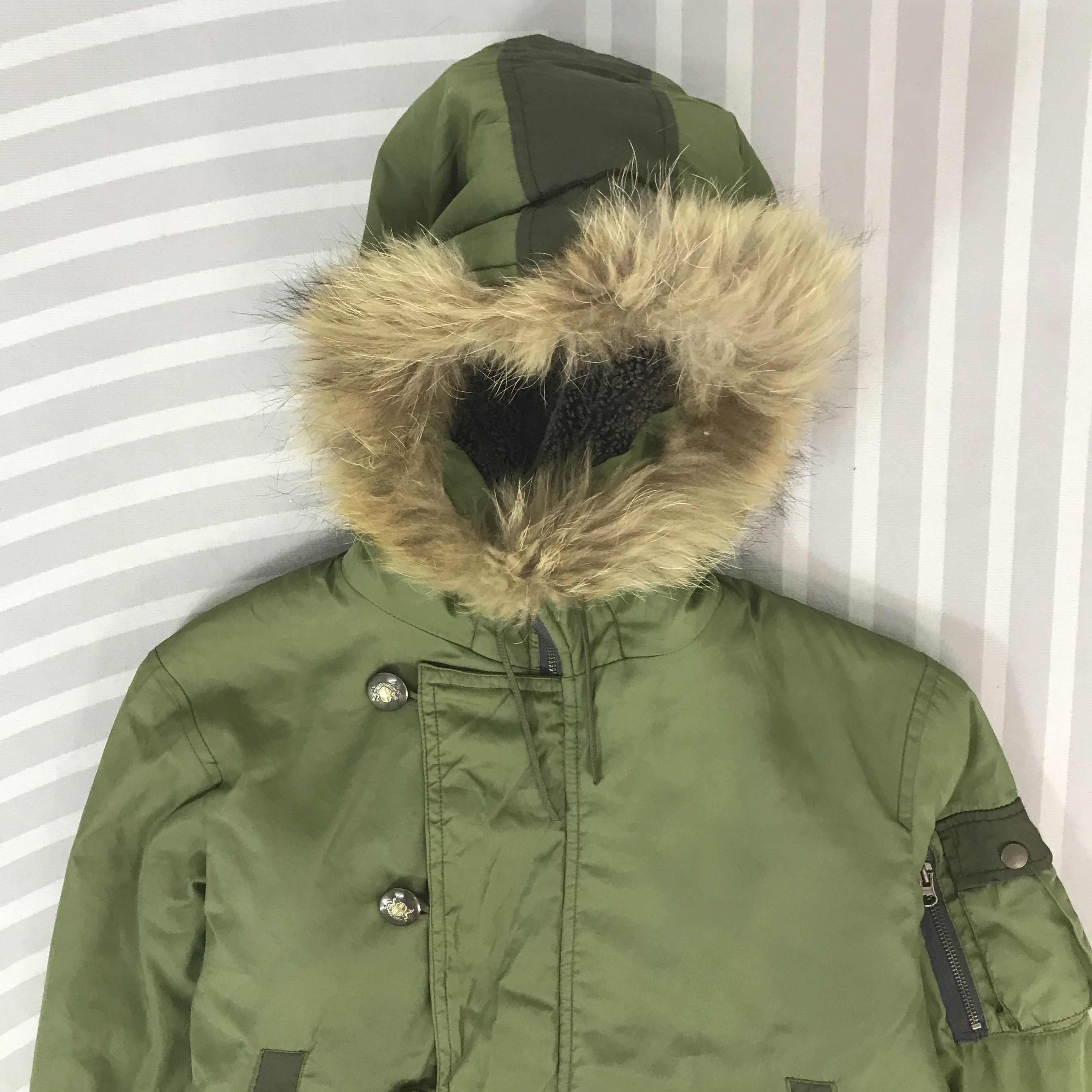 Takeo Kikuchi Takeo Kikuchi fur hoodie design bomber Jacket K65B11 Size US L / EU 52-54 / 3 - 2 Thumbnail