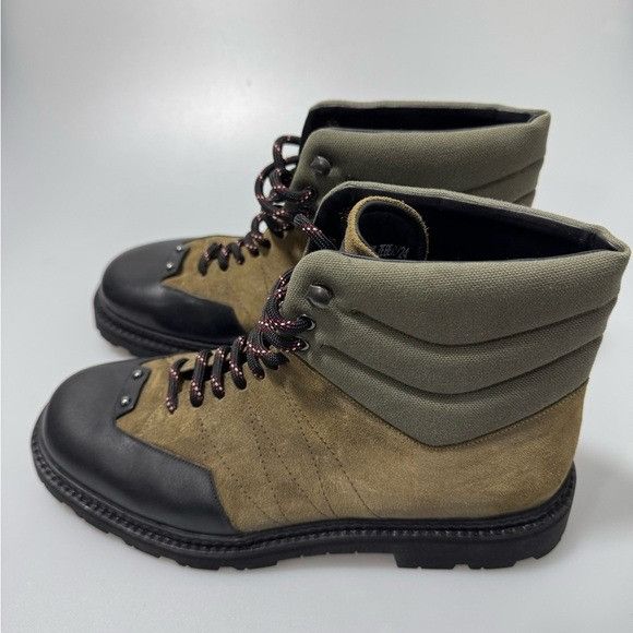 Bally Bally Zeber 24 Suede Lace-Up Hiking Boots Tan Green Black Me Size US 8 / EU 41 - 3 Thumbnail