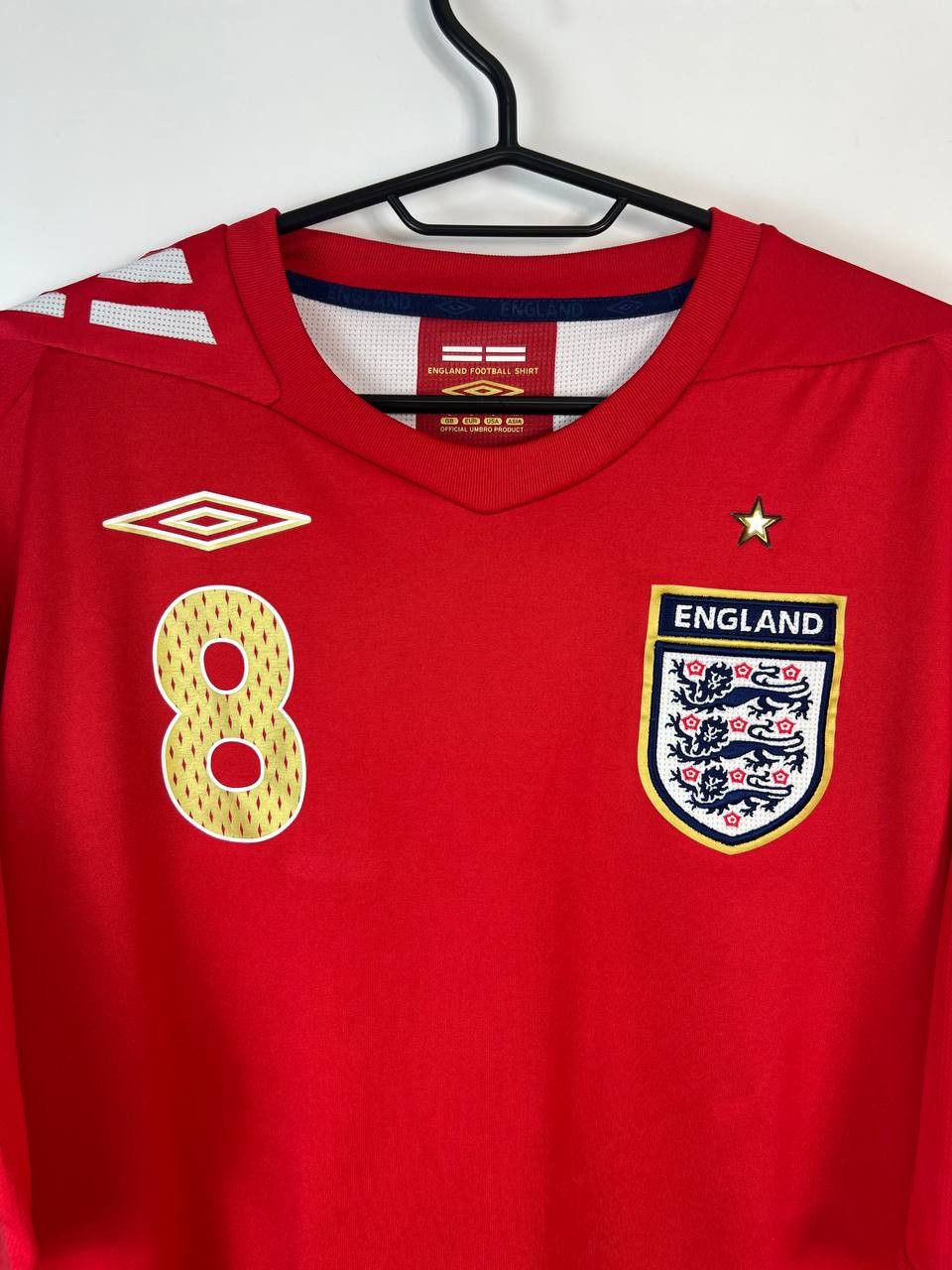 Umbro × Vintage England Lampard 8 Away Football Shirt 06/08 Large Umbro Size US L / EU 52-54 / 3 - 2 Thumbnail