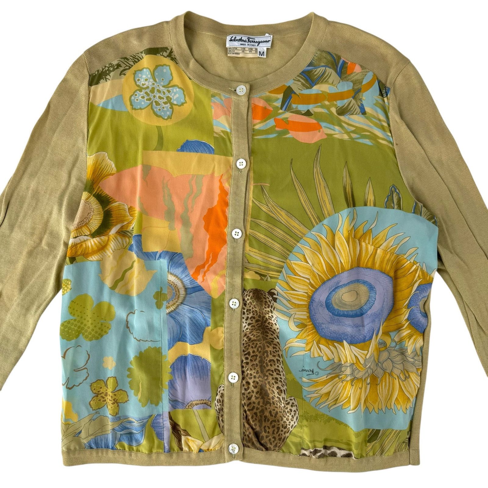 Salvatore Ferragamo Ferragamo Silk Cardigan Size M / US 6-8 / IT 42-44 - 4 Thumbnail