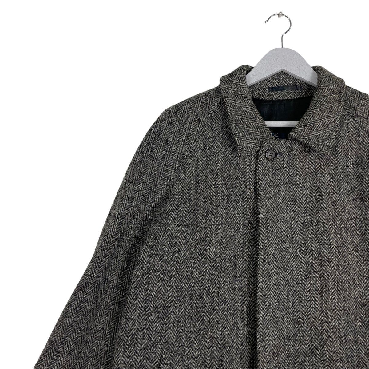 Harris Tweed × Japanese Brand 💥HARRIS TWEED HERRINGBONE LONG JACKET Size US M / EU 48-50 / 2 - 6 Thumbnail