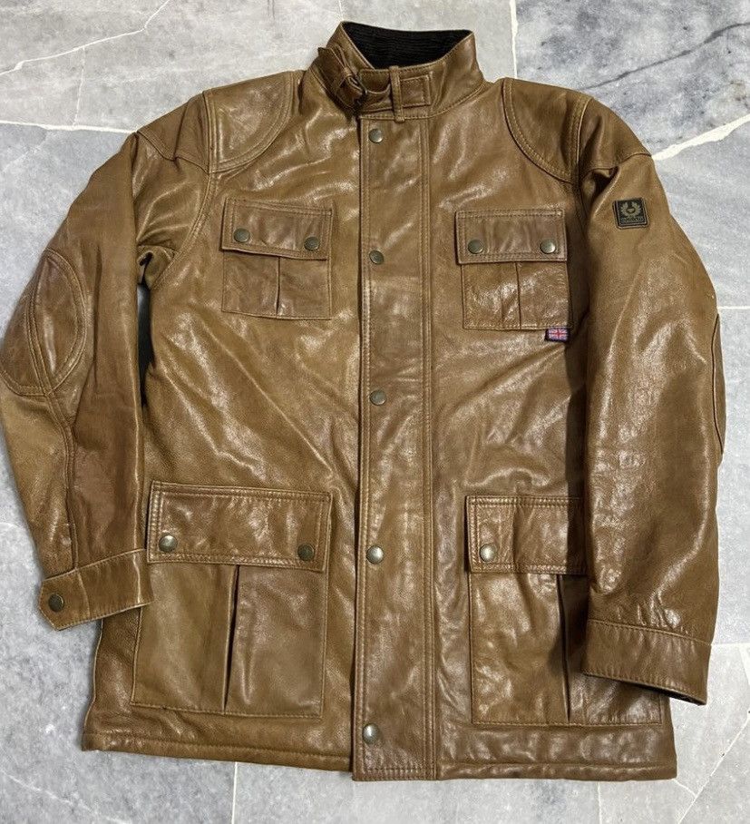 Belstaff Belstaff Leather Jacket Speed master Panther brown Size US S / EU 44-46 / 1 - 2 Thumbnail