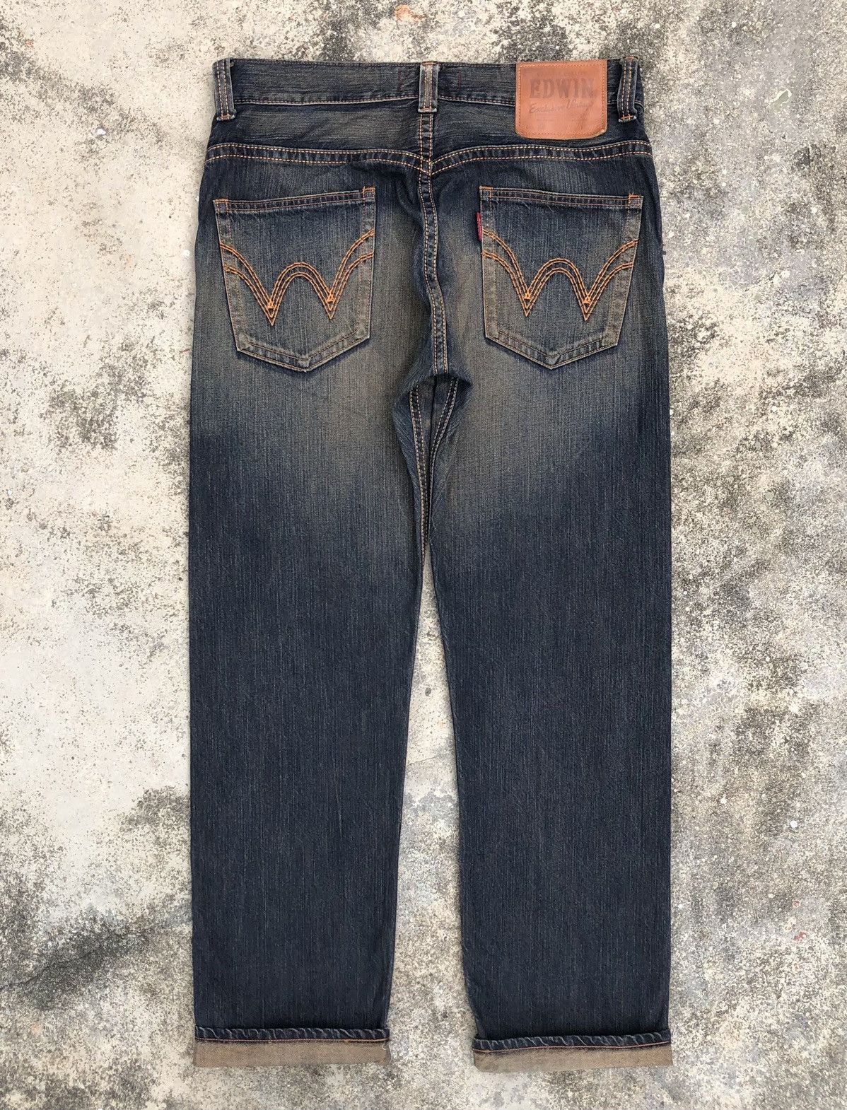 Edwin Vintage Edwin XV Rusty Distressed Denim Pants Size US 34 / EU 50 - 7 Thumbnail