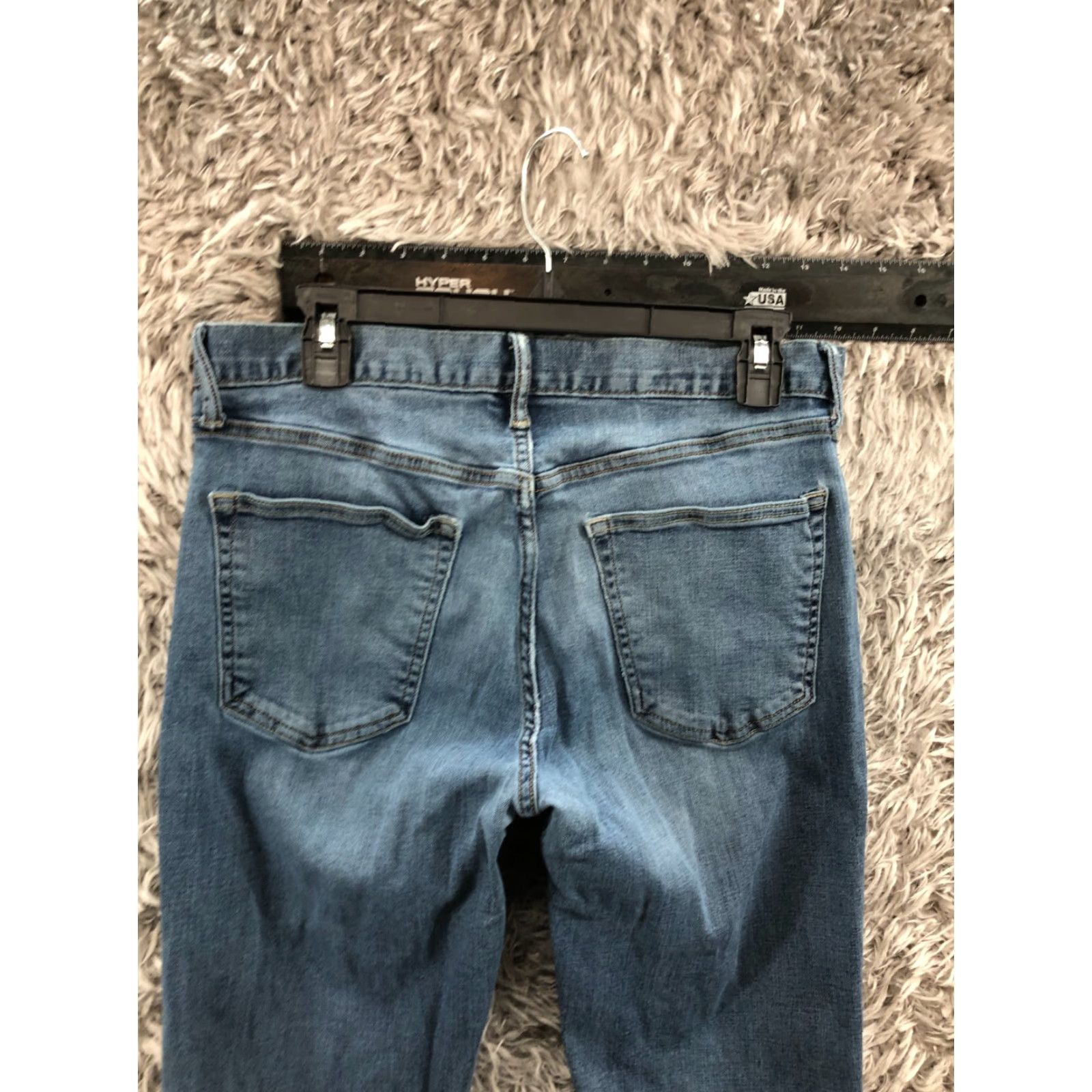 Old Navy Old Navy Jeans Straight Mens Size 32x32 Mid Rise Medium Wash Blue Size US 32 / EU 48 - 5 Thumbnail