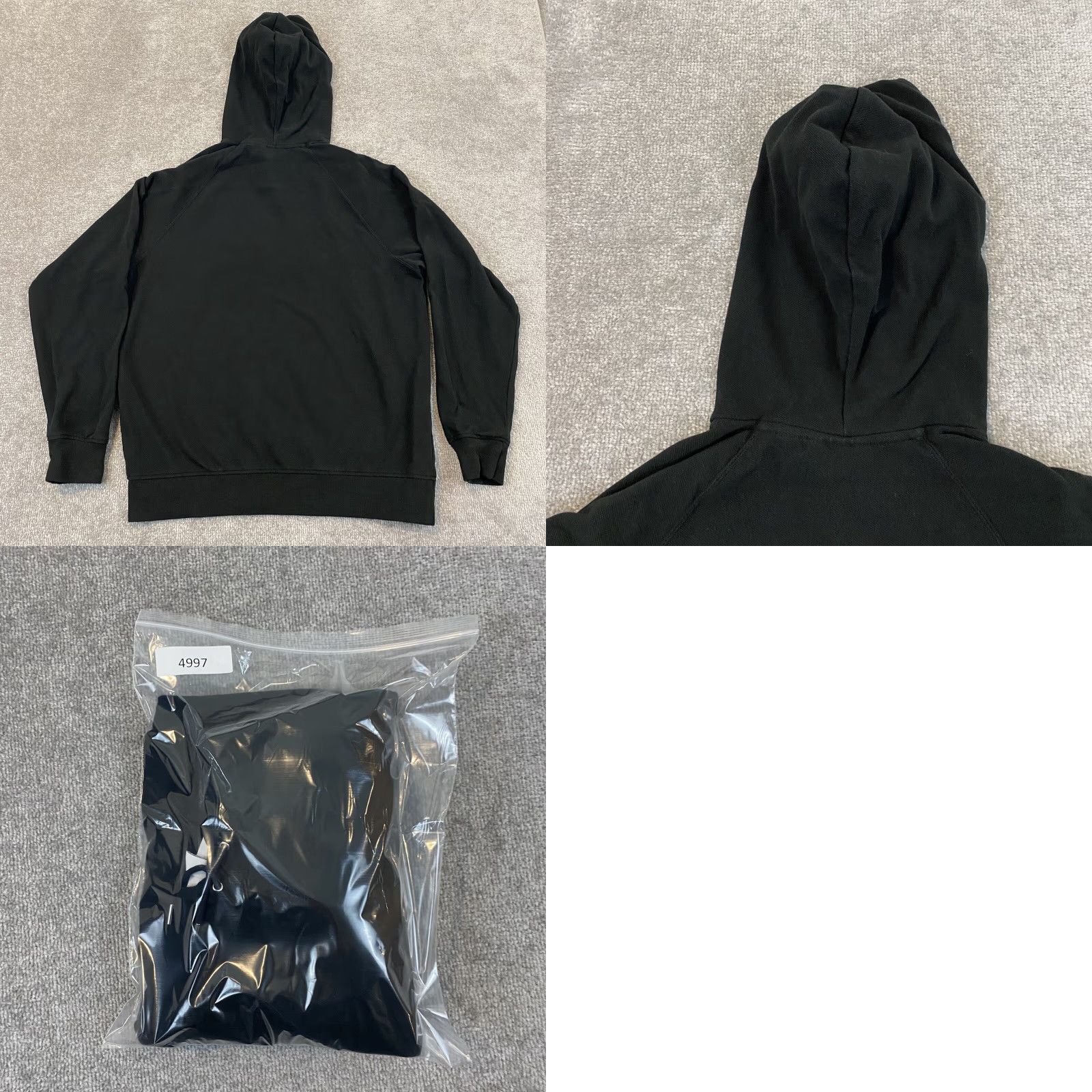 Lacoste LACOSTE Hoodie Mens Large Black Crocodile Embroidered Logo Sweatshirt SH6781 Size US L / EU 52-54 / 3 - 8 Thumbnail