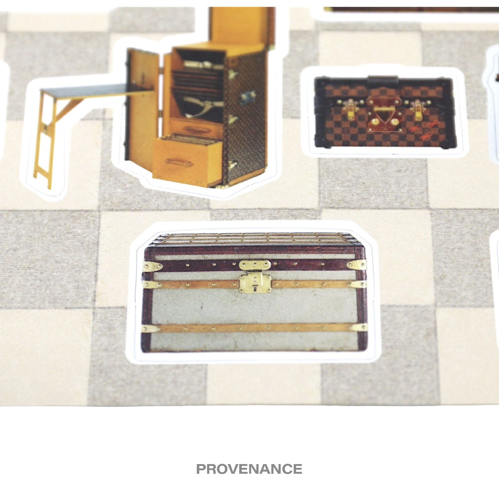 Louis Vuitton 🔴 Louis Vuitton Sticker Postcard - Trunks Damier Azur Size ONE SIZE - 3 Thumbnail