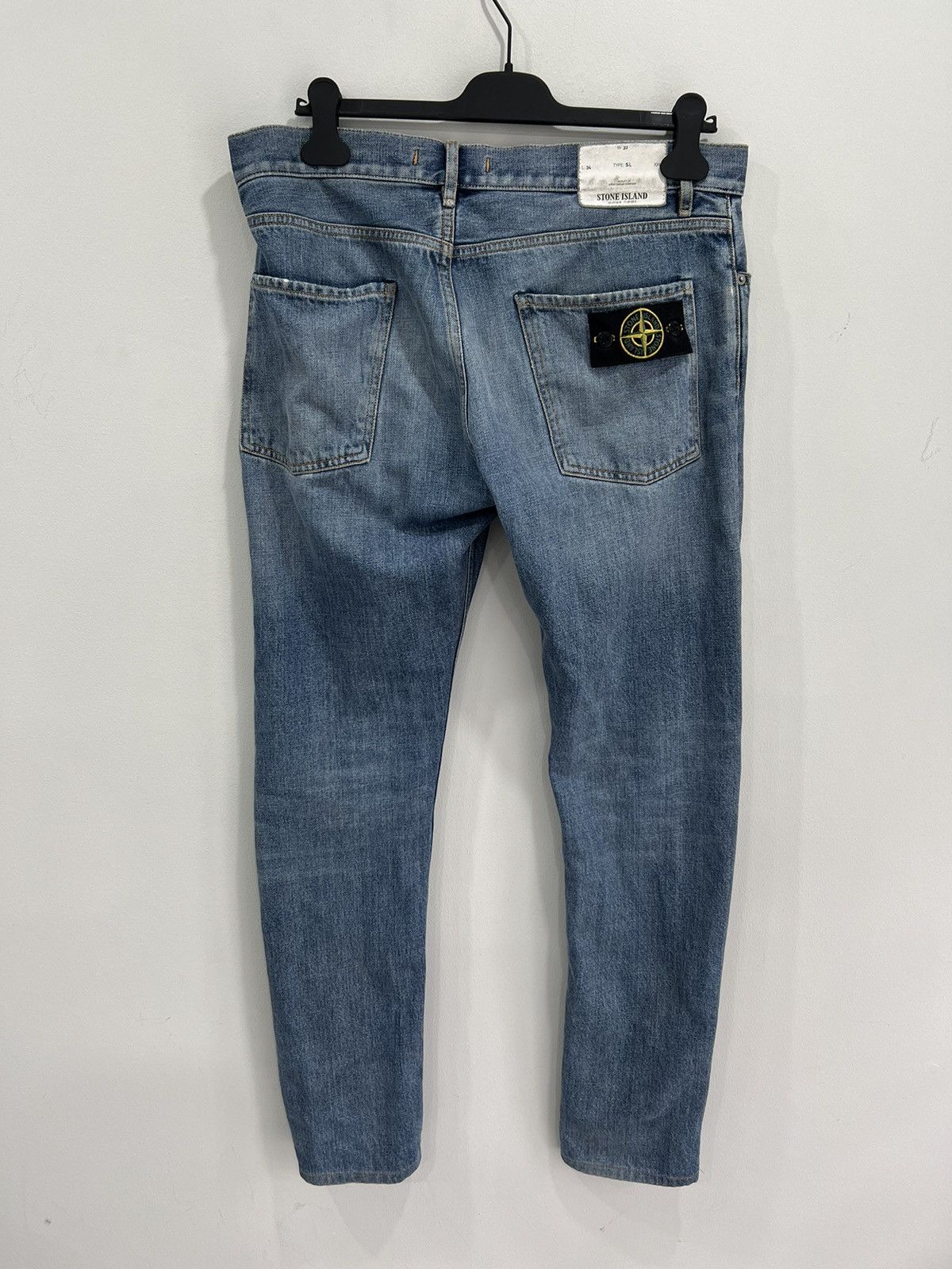 Stone Island Black Denim Pants main image 1