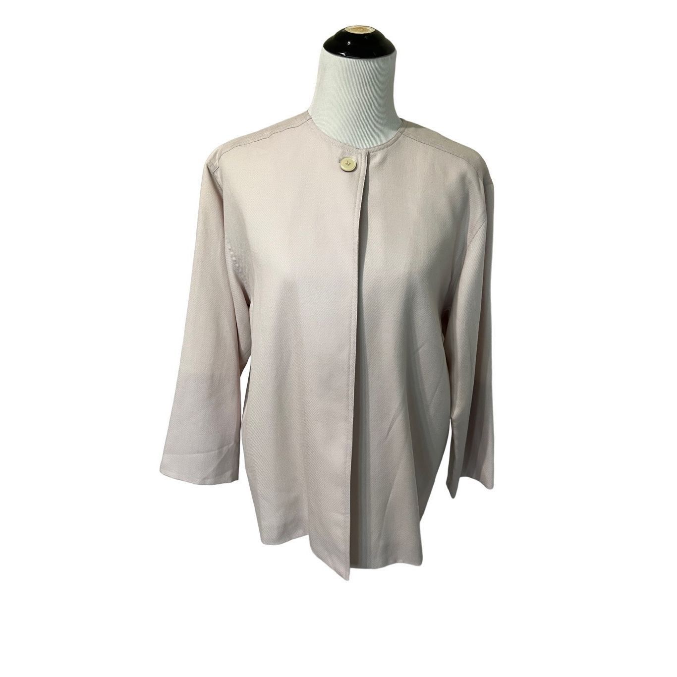 Geoffrey Beene Geoffrey Beene NWT light pink wool cardigan coat oversized s Size M / US 6-8 / IT 42-44 - 1 Thumbnail