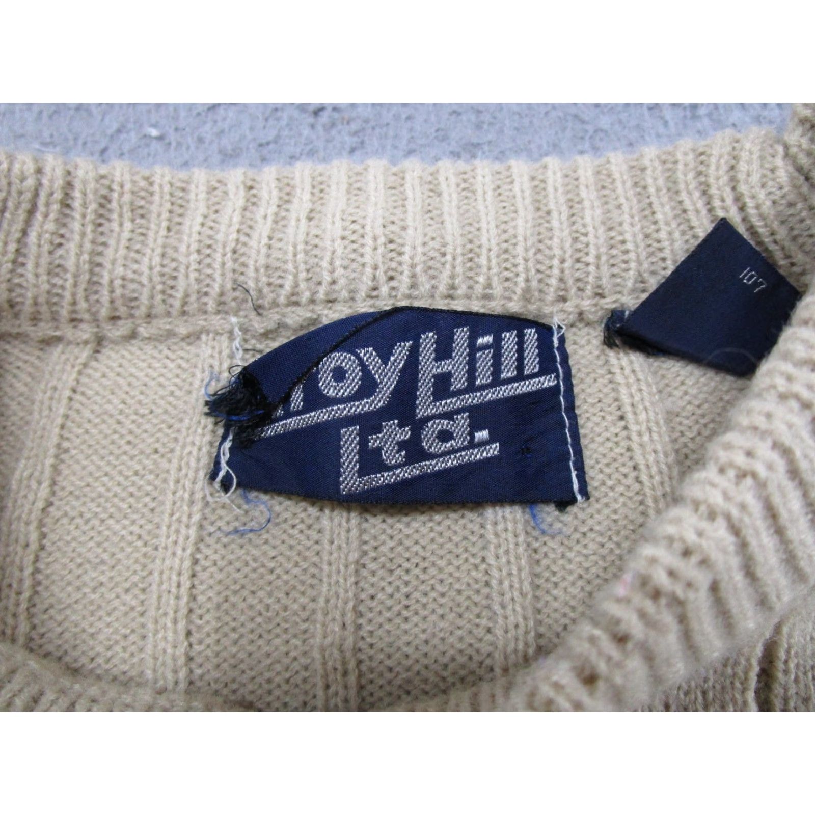 Vintage VINTAGE Troy Hill Sweater Pullover Knit Mens M Beige 80s Golf Casual Mens Pins/Theme 80s Size US M / EU 48-50 / 2 - 2 Thumbnail